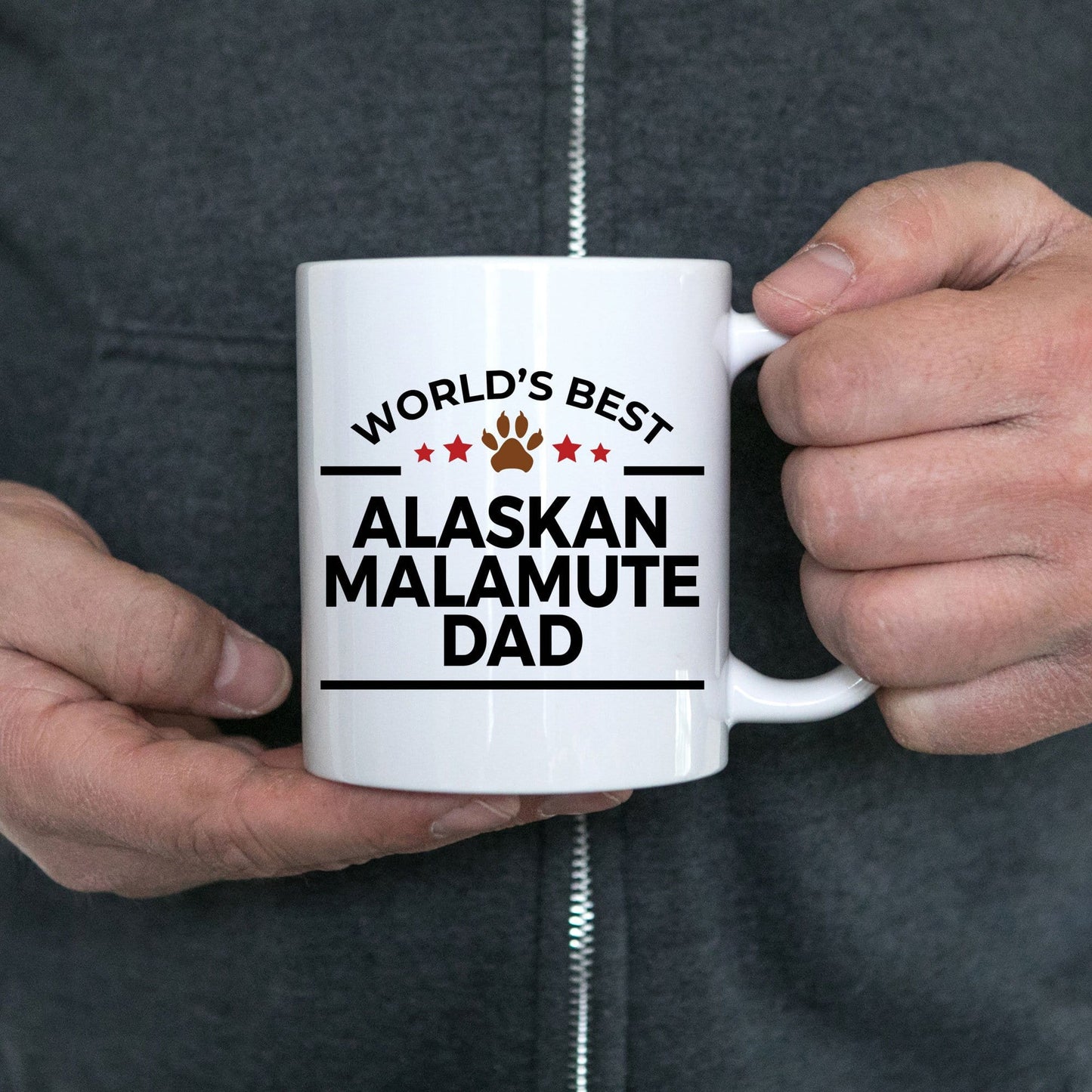 Alaskan Malamute Dog Dad Coffee Mug