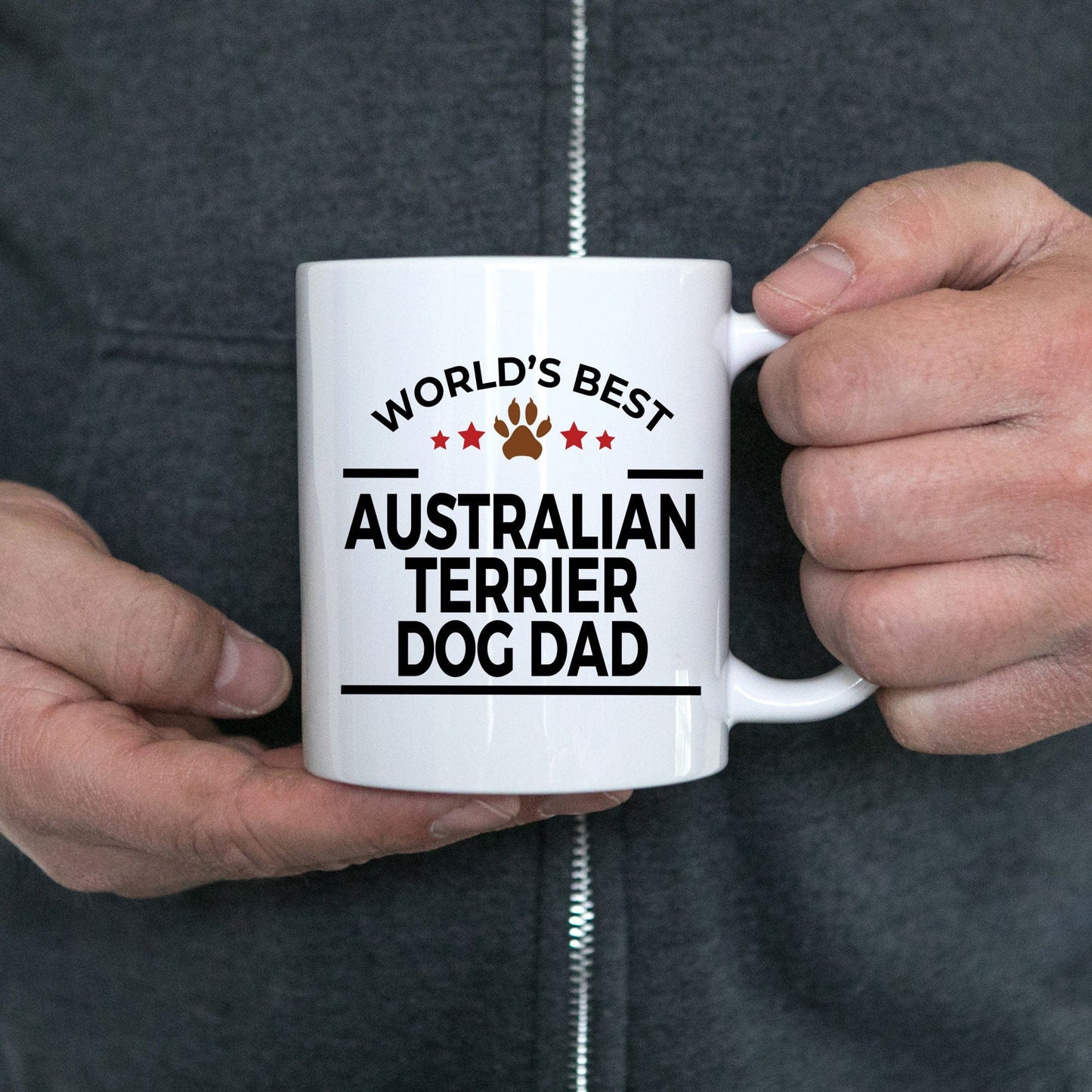 Australian Terrier Dog Dad Coffee Mug