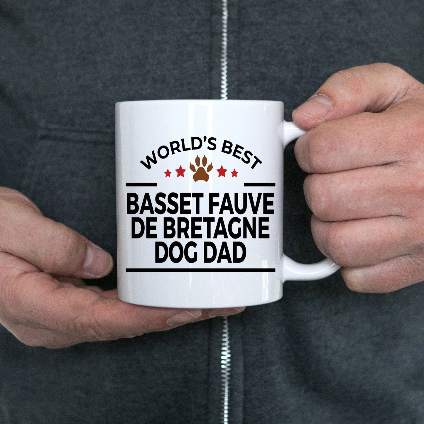 Basset Fauve de Bretagne Dog Dad Coffee Mug