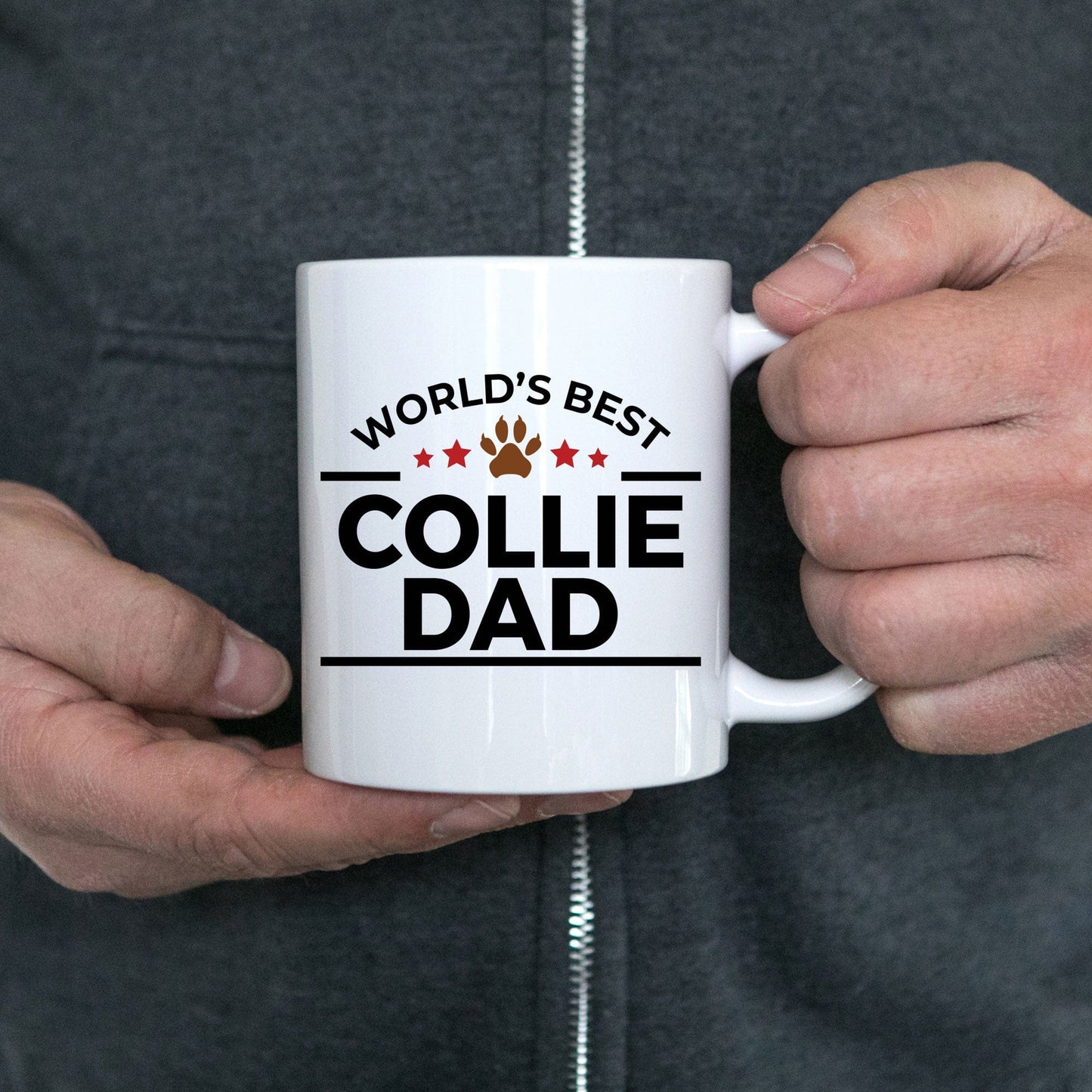 Collie Dog Dad Coffee Mug