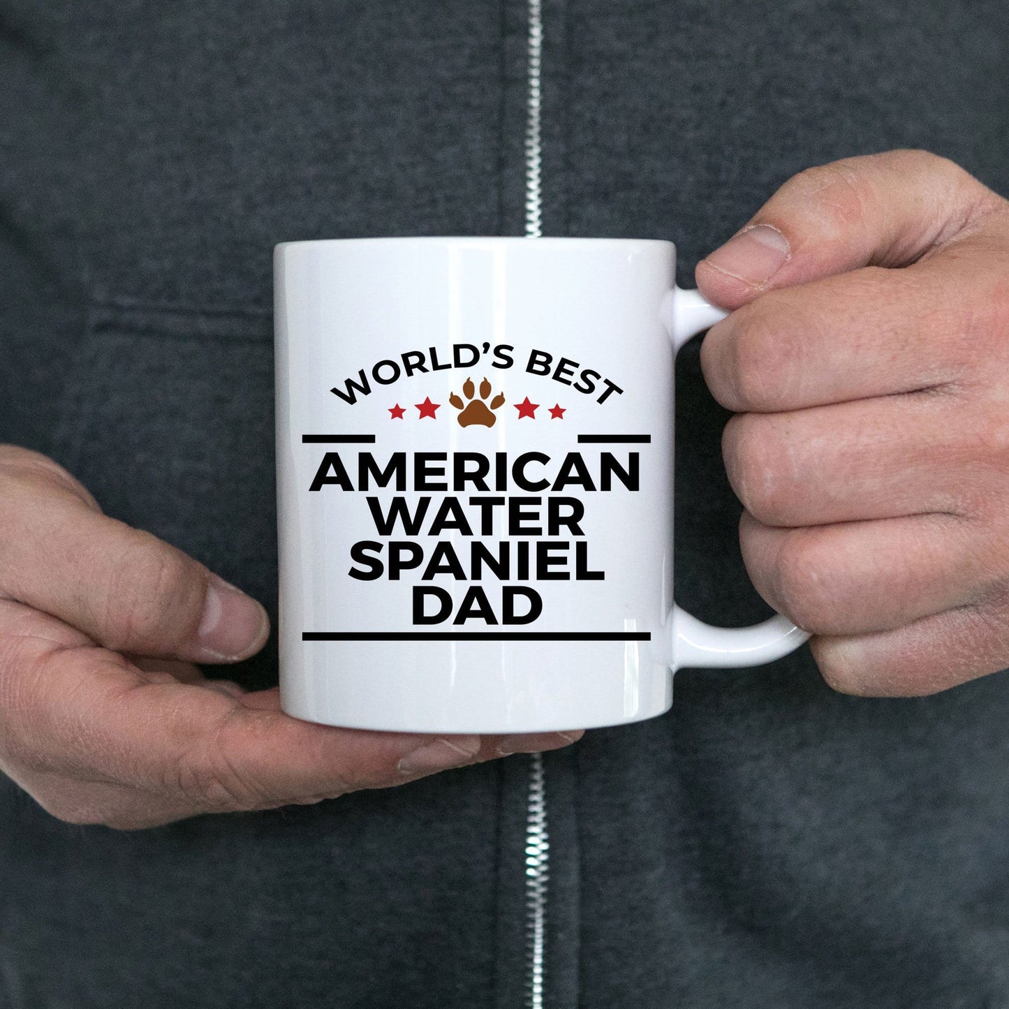 American Water Spaniel Dog Dad Coffee Mug