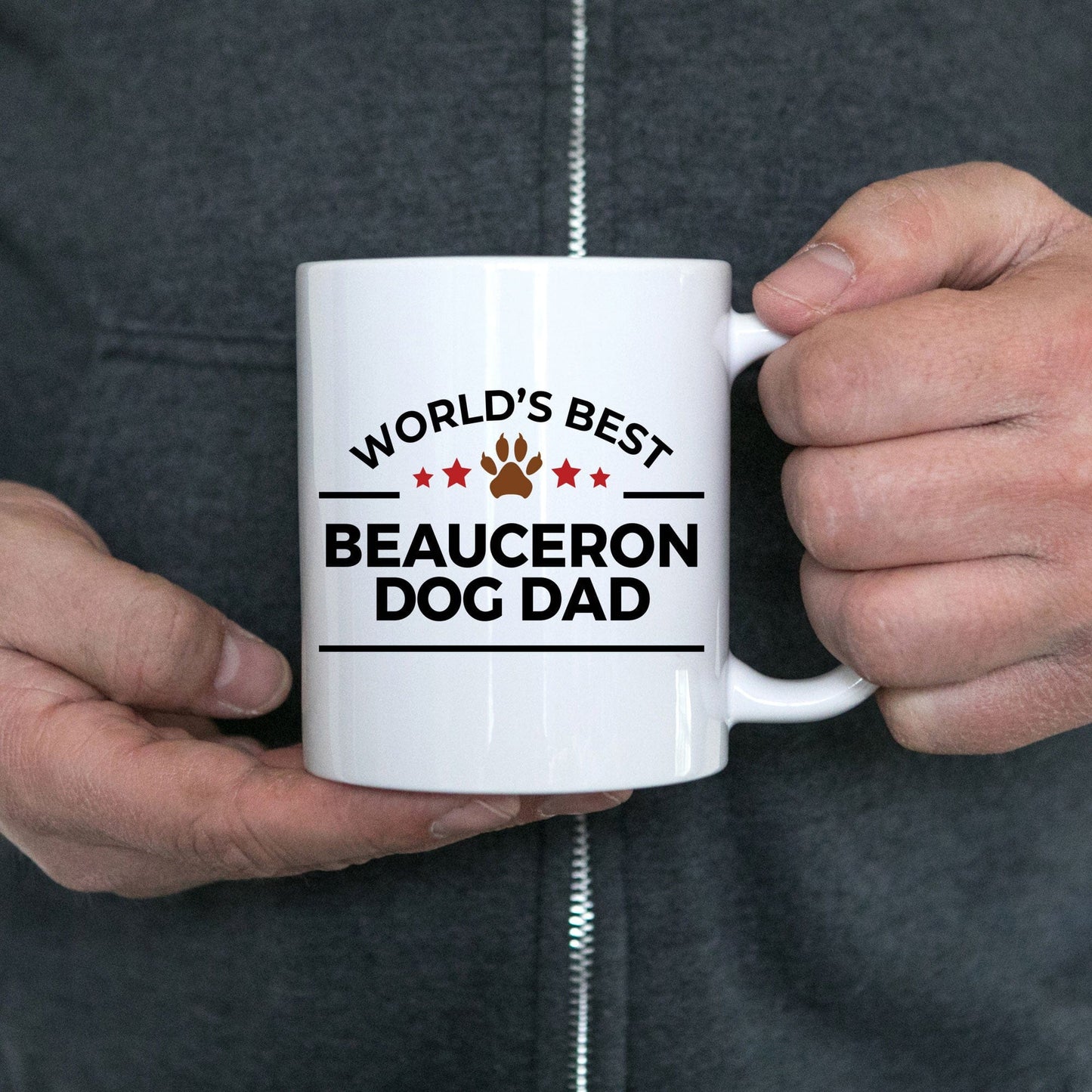 Beauceron Dog Dad Coffee Mug