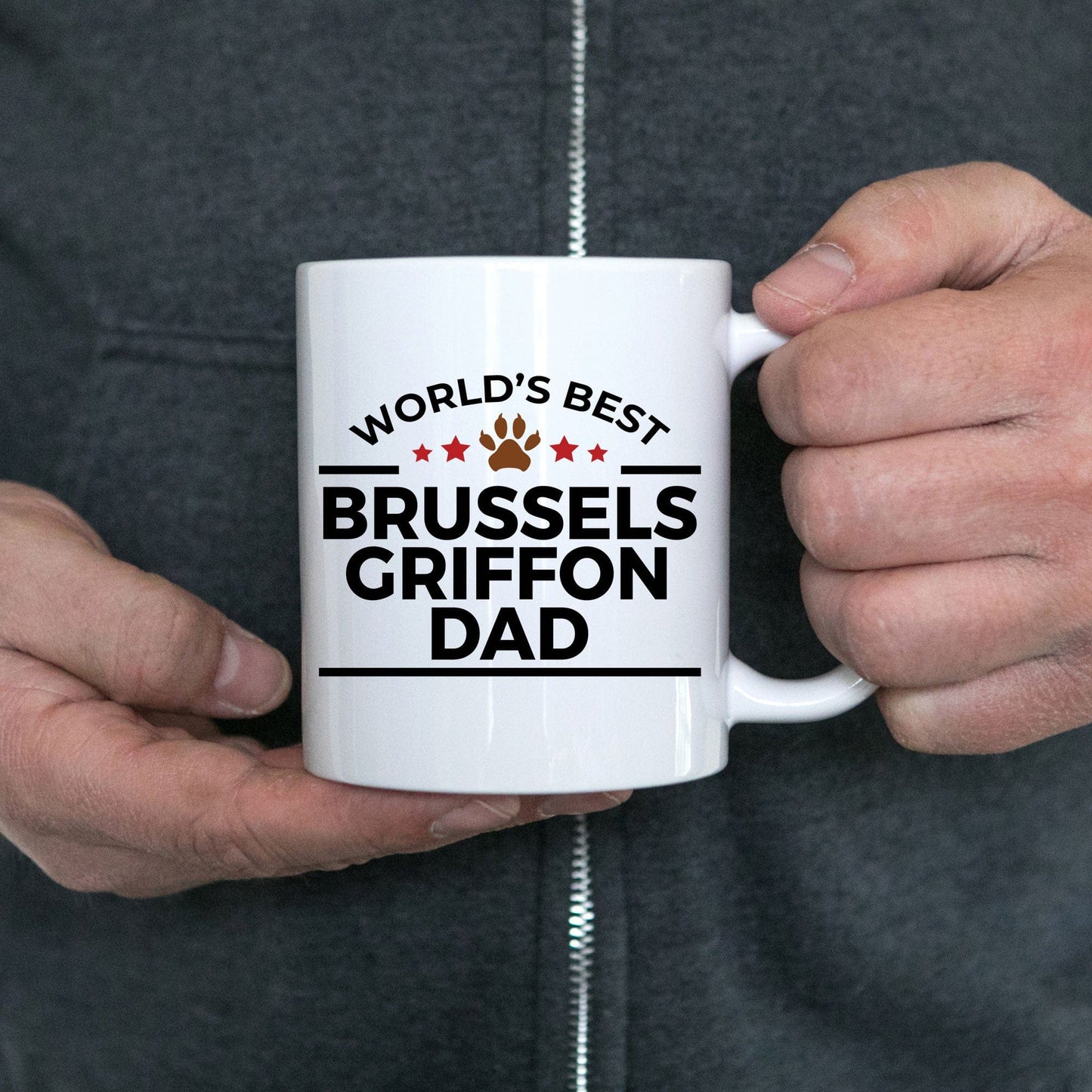 Brussels Griffon Dog Dad Coffee Mug