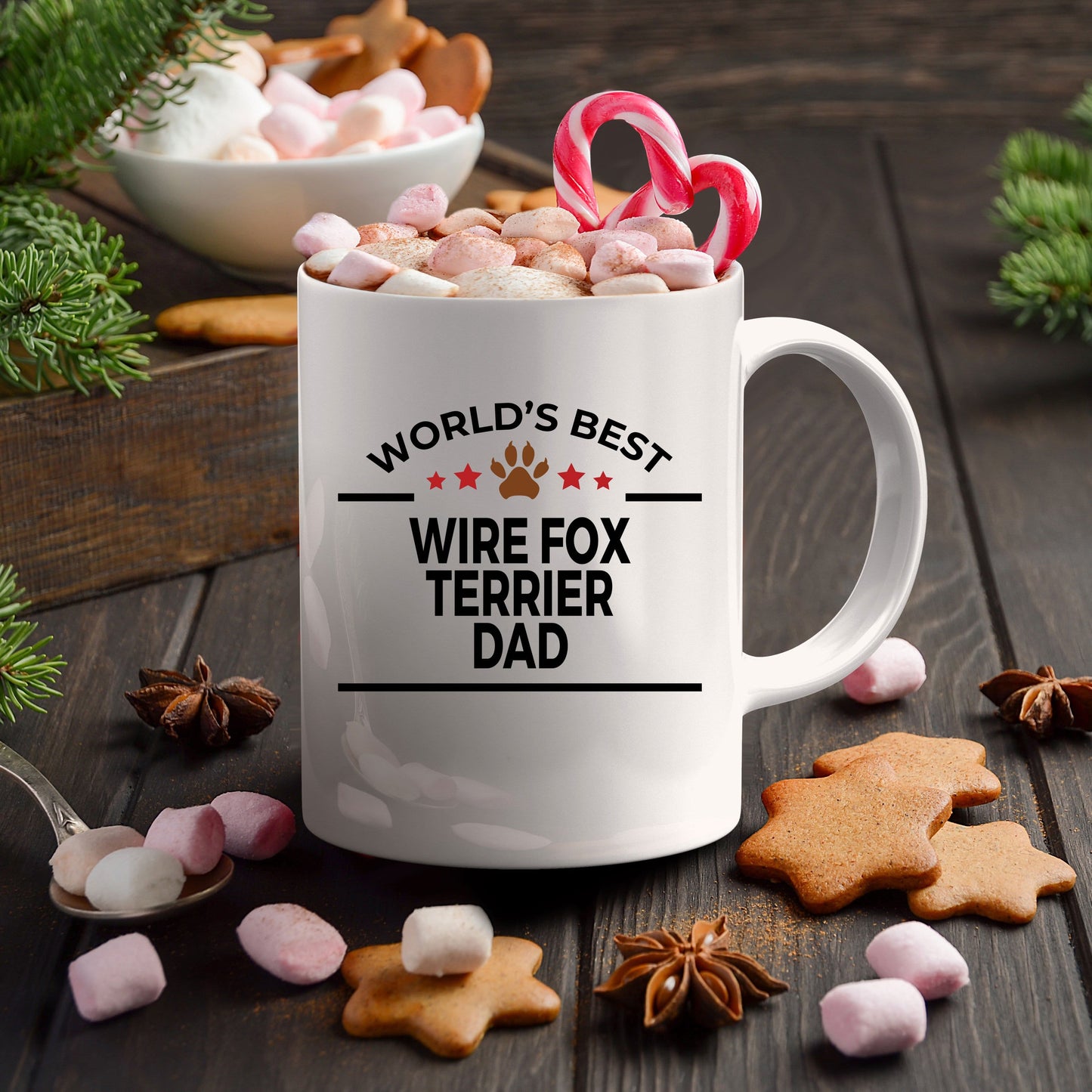 Wire Fox Terrier Dog  Dad Coffee Mug