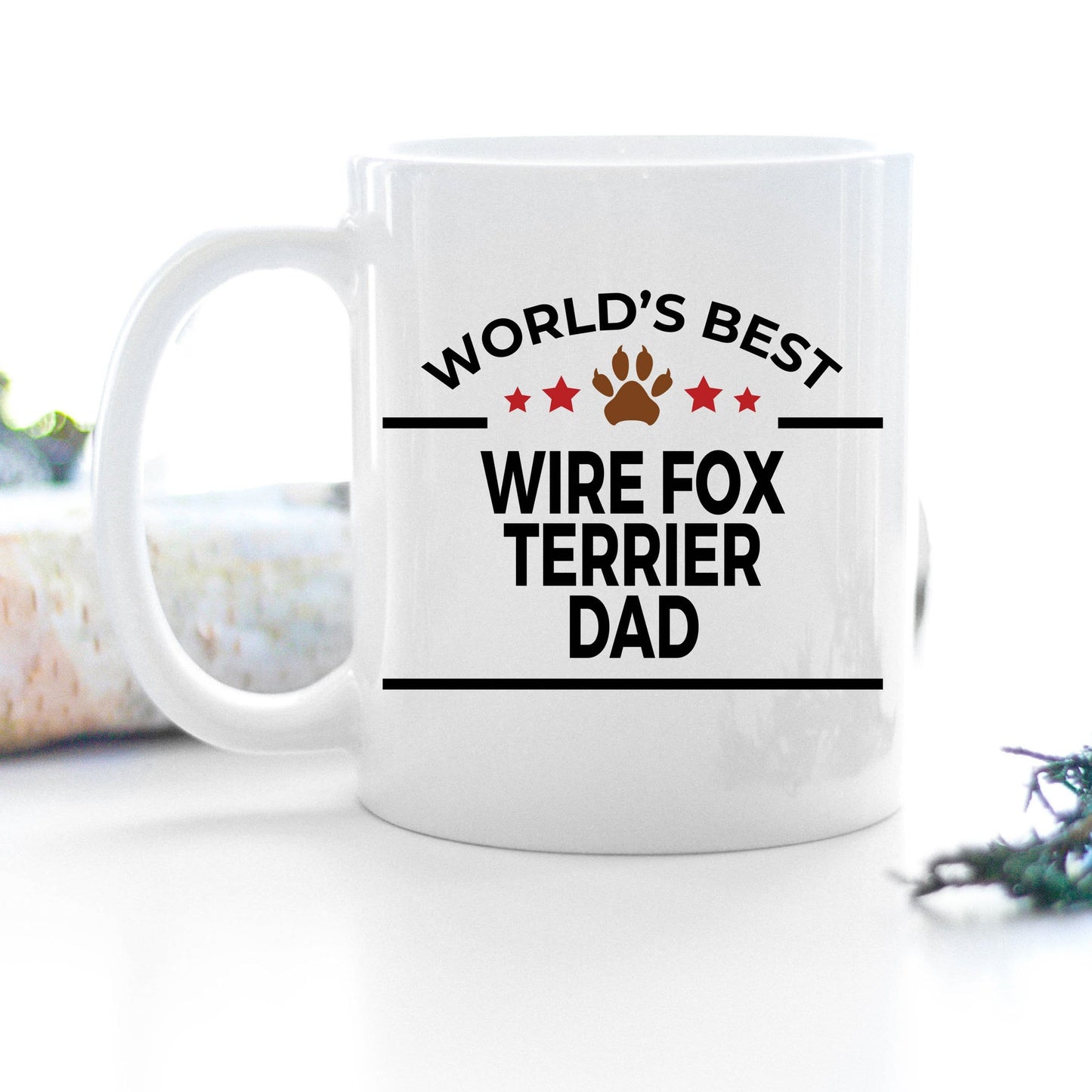 Wire Fox Terrier Dog  Dad Coffee Mug