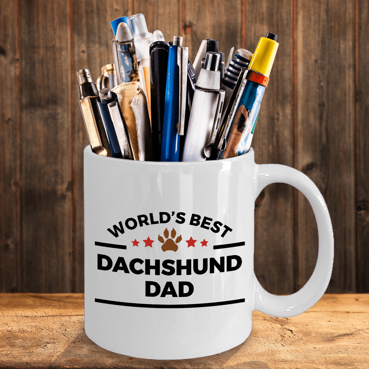 World's Best Dachshund Dad Ceramic Mug