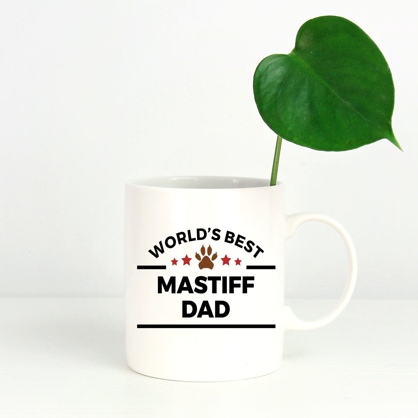 Mastiff Dog Lover Mug Gift World's Best Dad Coffee Cup Birthday Father's Day