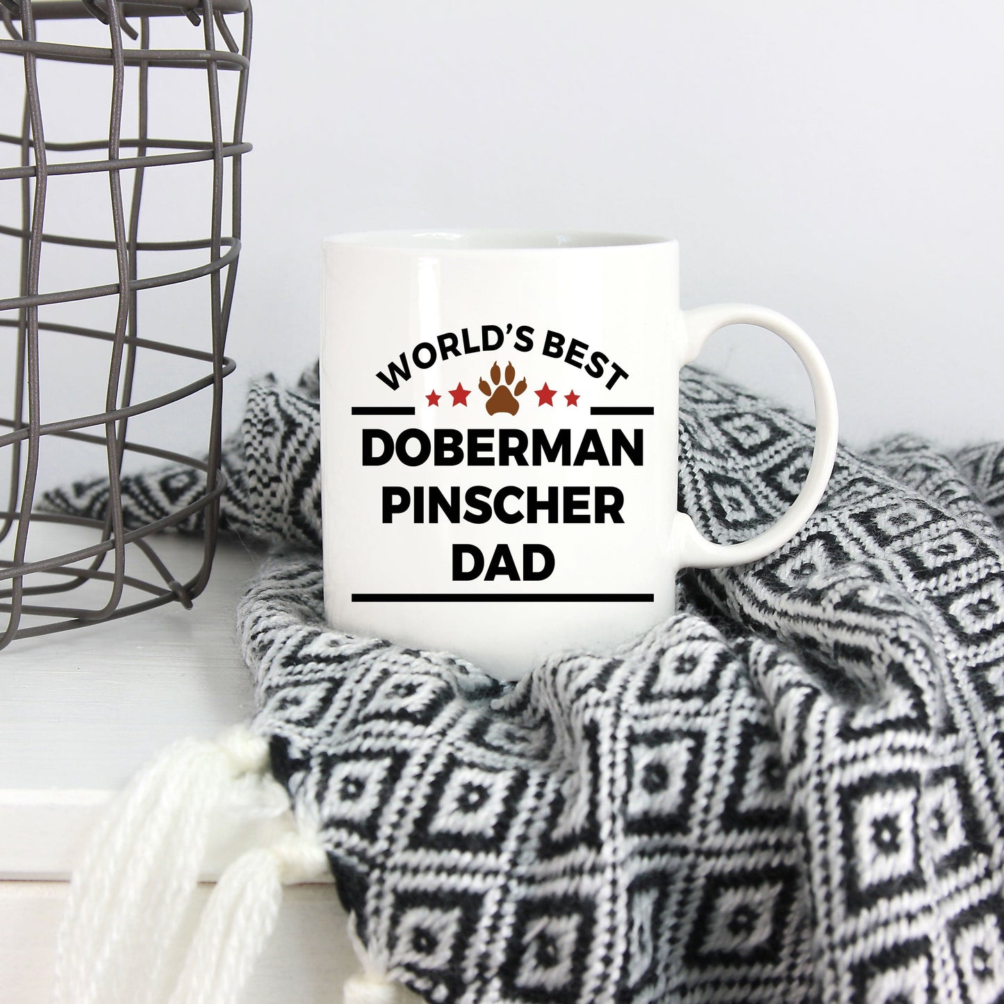 Doberman Pinscher Dog Dad Coffee Mug