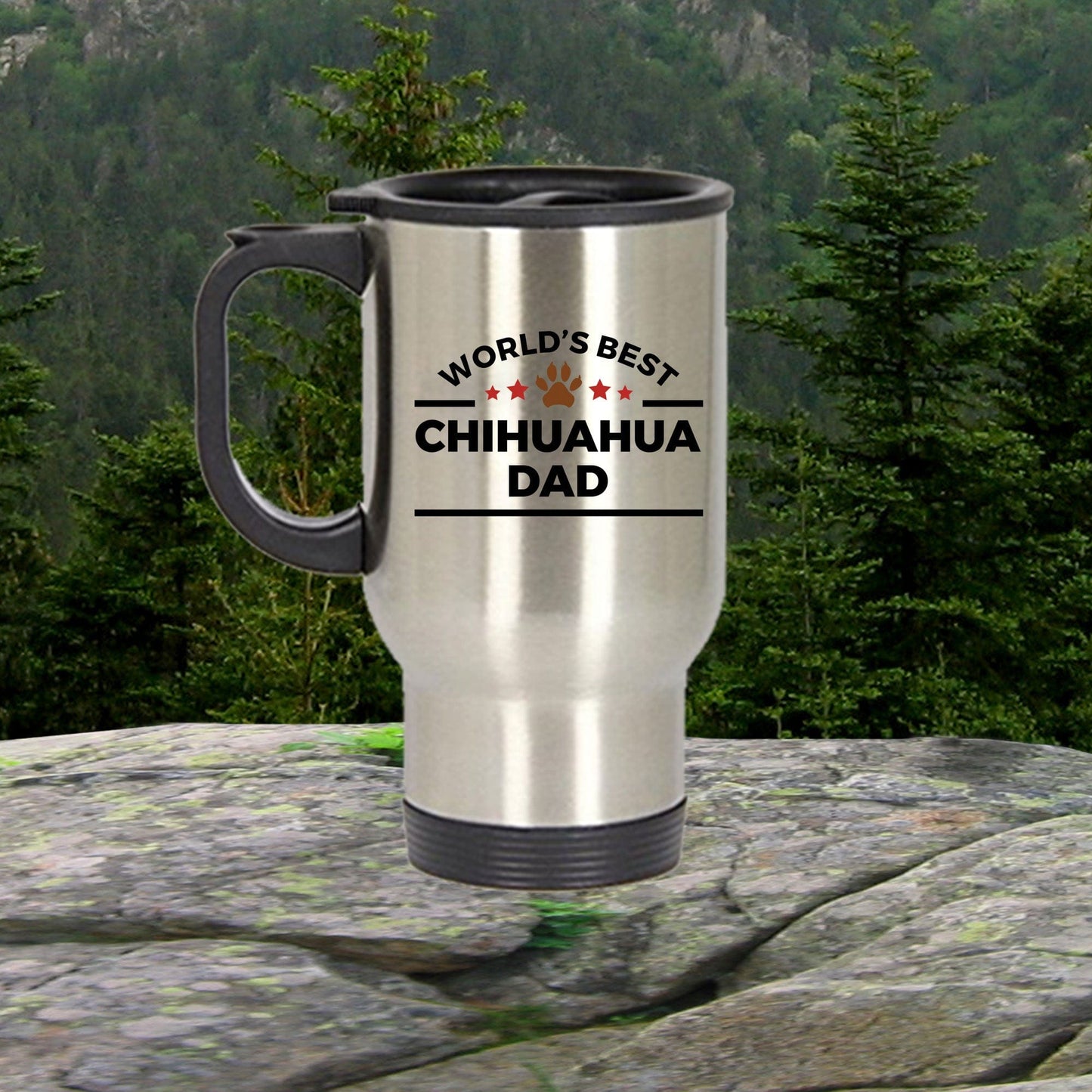 Chihuahua Dog Dad Travel Coffee Mug