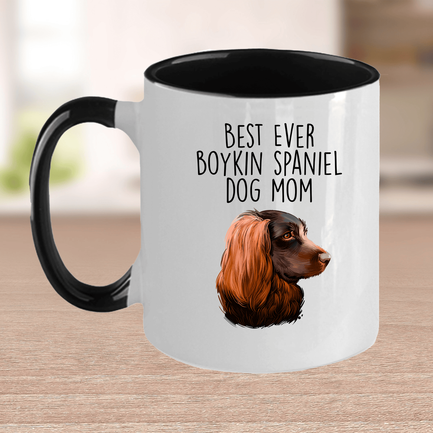 Best Ever Boykin Spaniel Dog Mom Ceramic Coffee Mug