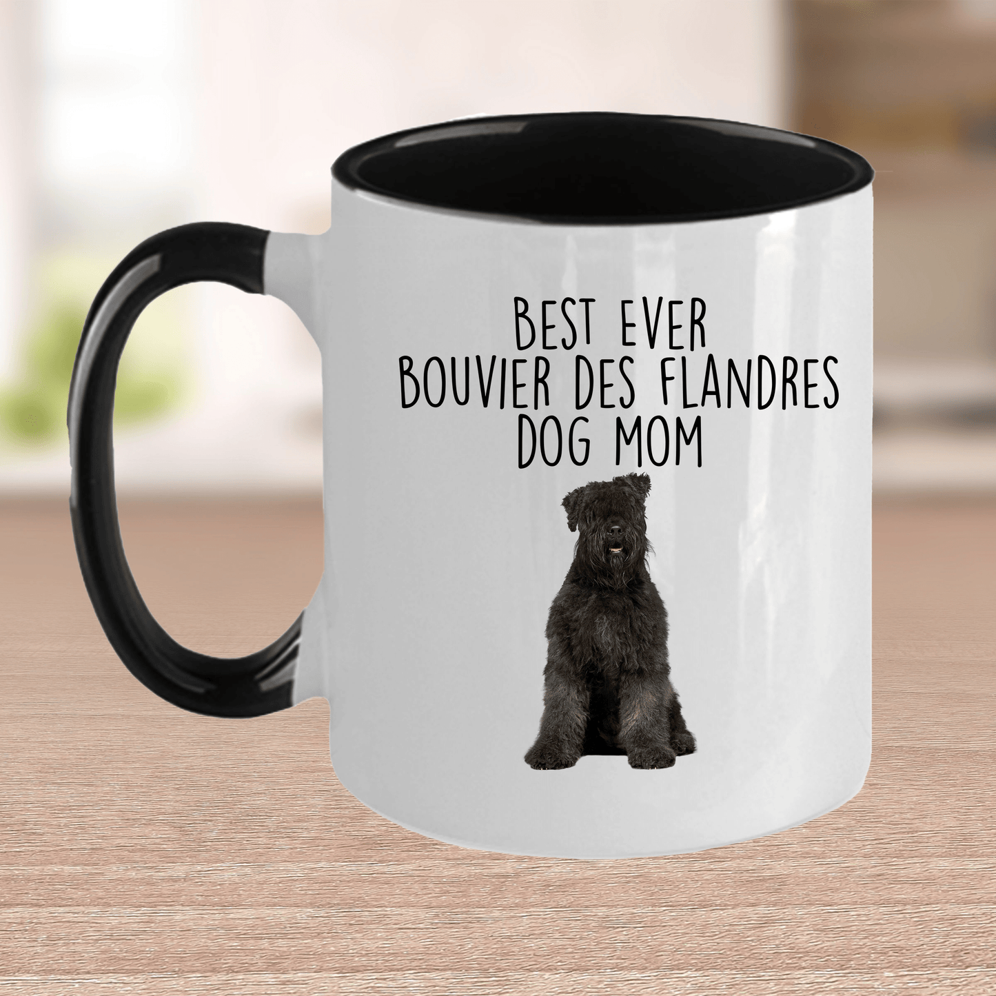 Best Ever Bouvier des Flandres Dog Mom Ceramic Coffee Mug