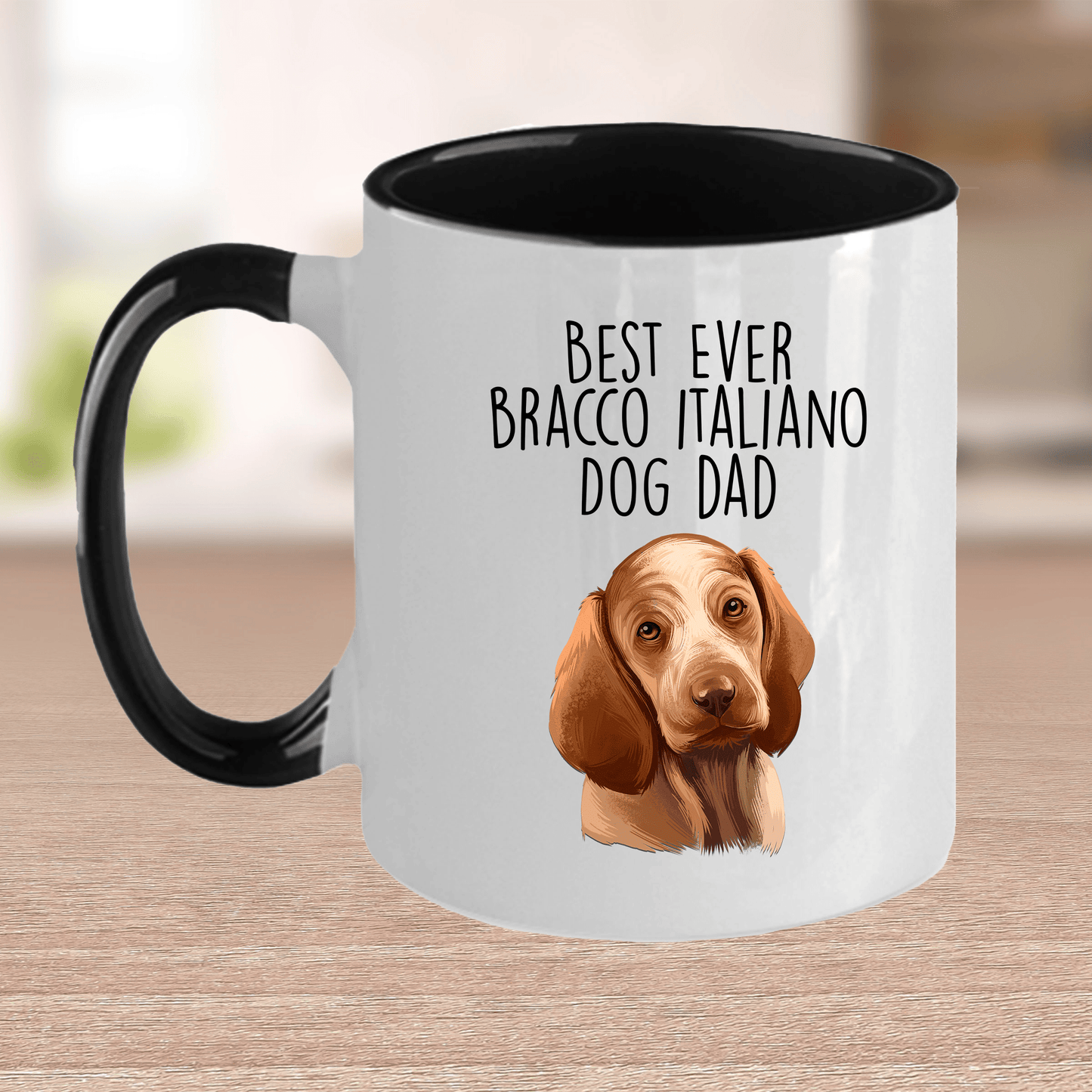 Bracco Italiano Best Ever Dog Dad Ceramic Coffee Mug