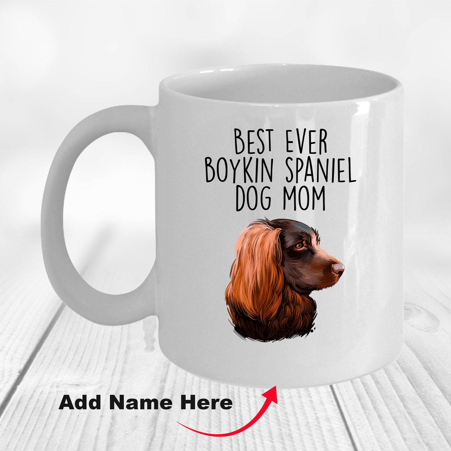 Best Ever Boykin Spaniel Dog Mom Ceramic Coffee Mug