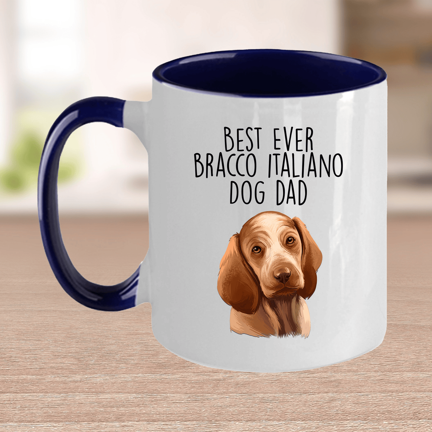 Bracco Italiano Best Ever Dog Dad Ceramic Coffee Mug