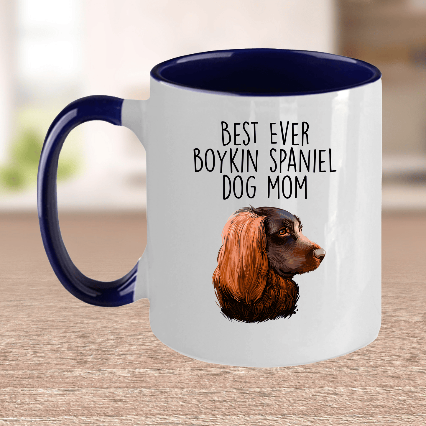 Best Ever Boykin Spaniel Dog Mom Ceramic Coffee Mug