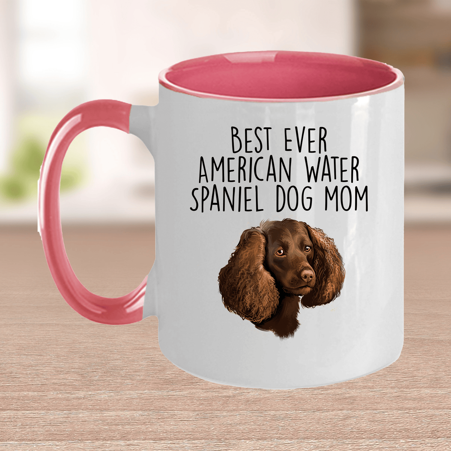 Best Ever American Water Spaniel Dog Mom Ceramic Coffee Mug