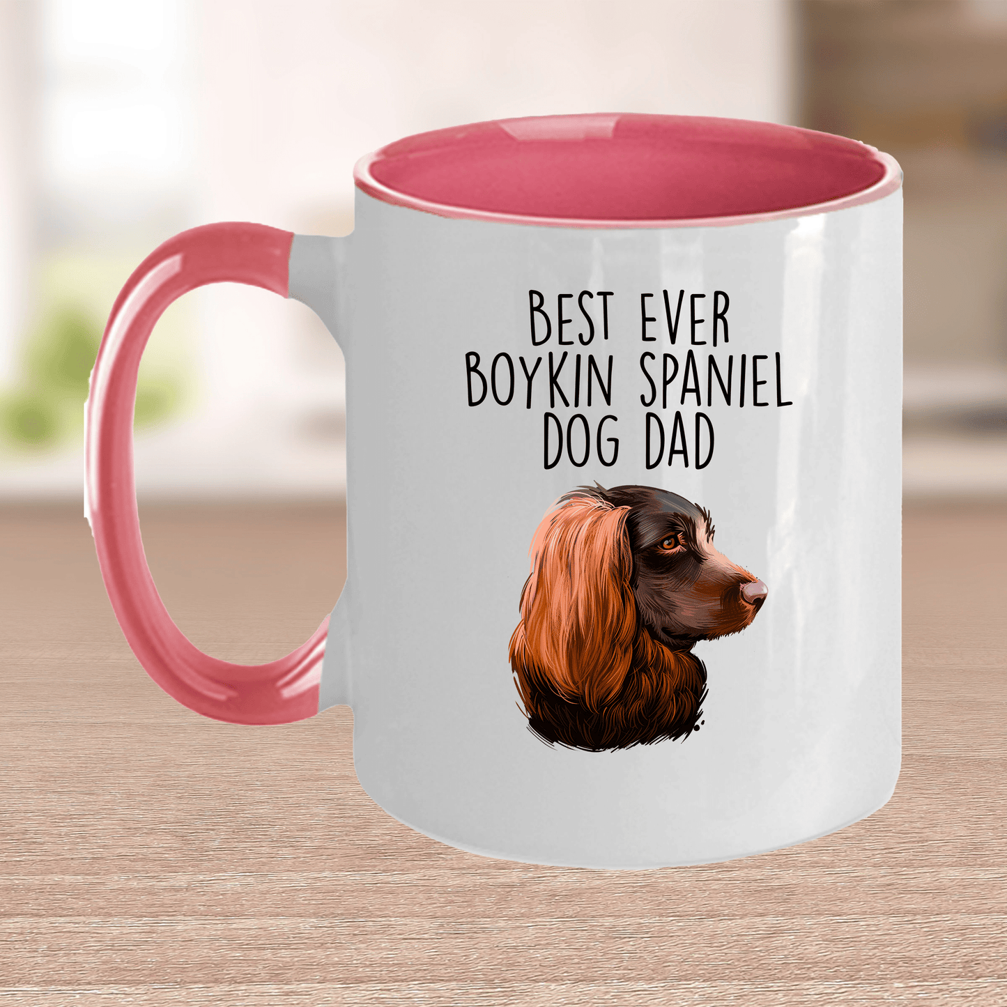 Best Ever Boykin Spaniel Dog Dad Ceramic Coffee Mug