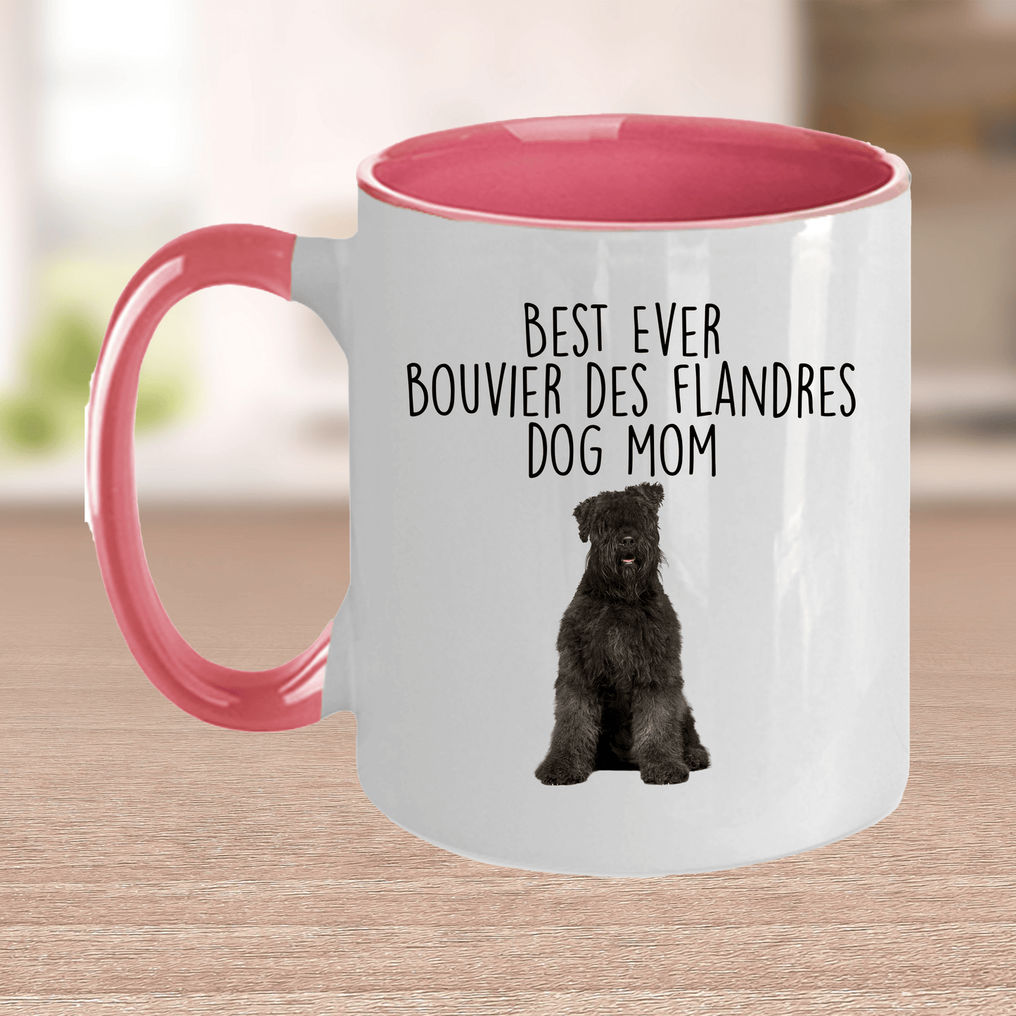 Best Ever Bouvier des Flandres Dog Mom Ceramic Coffee Mug