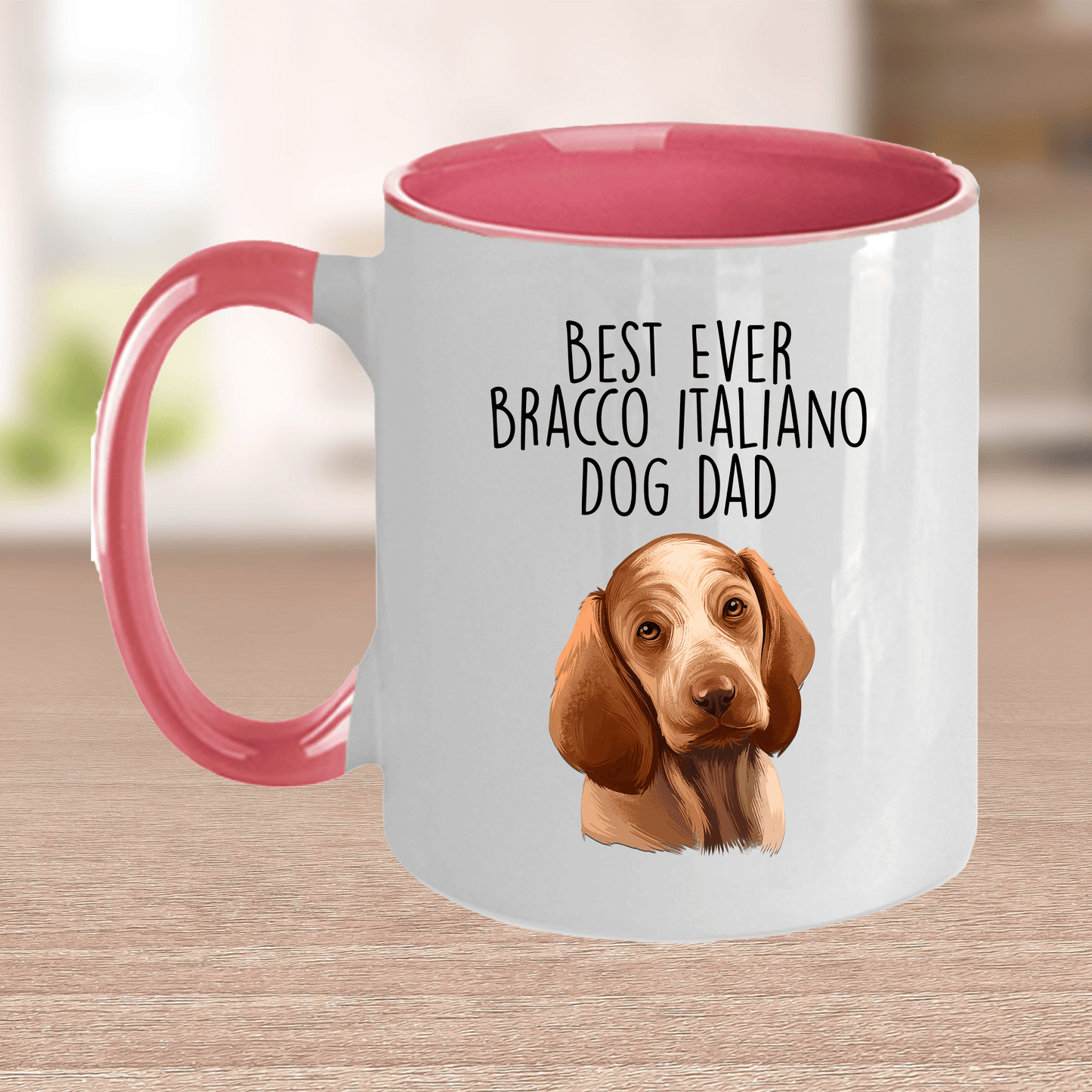 Bracco Italiano Best Ever Dog Dad Ceramic Coffee Mug