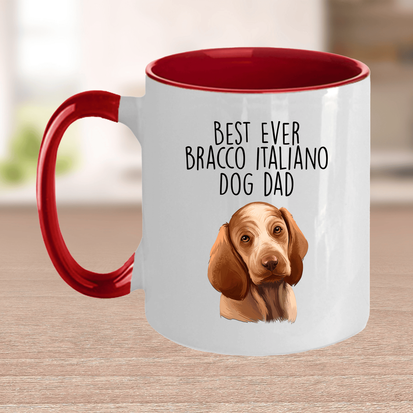 Bracco Italiano Best Ever Dog Dad Ceramic Coffee Mug