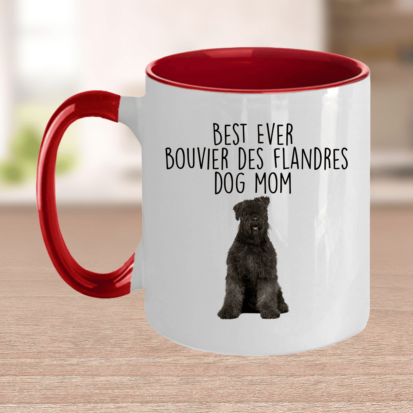 Best Ever Bouvier des Flandres Dog Mom Ceramic Coffee Mug