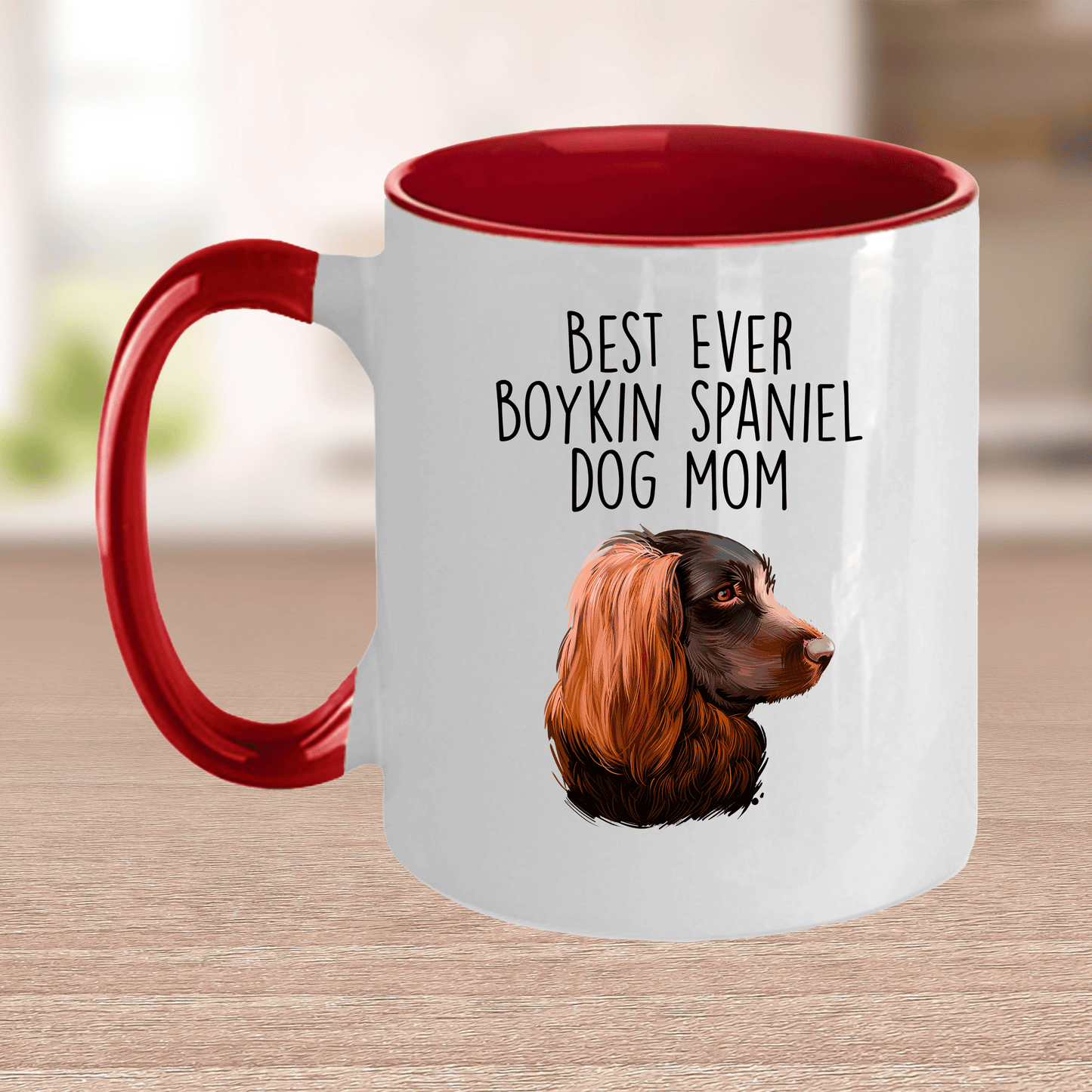Best Ever Boykin Spaniel Dog Mom Ceramic Coffee Mug
