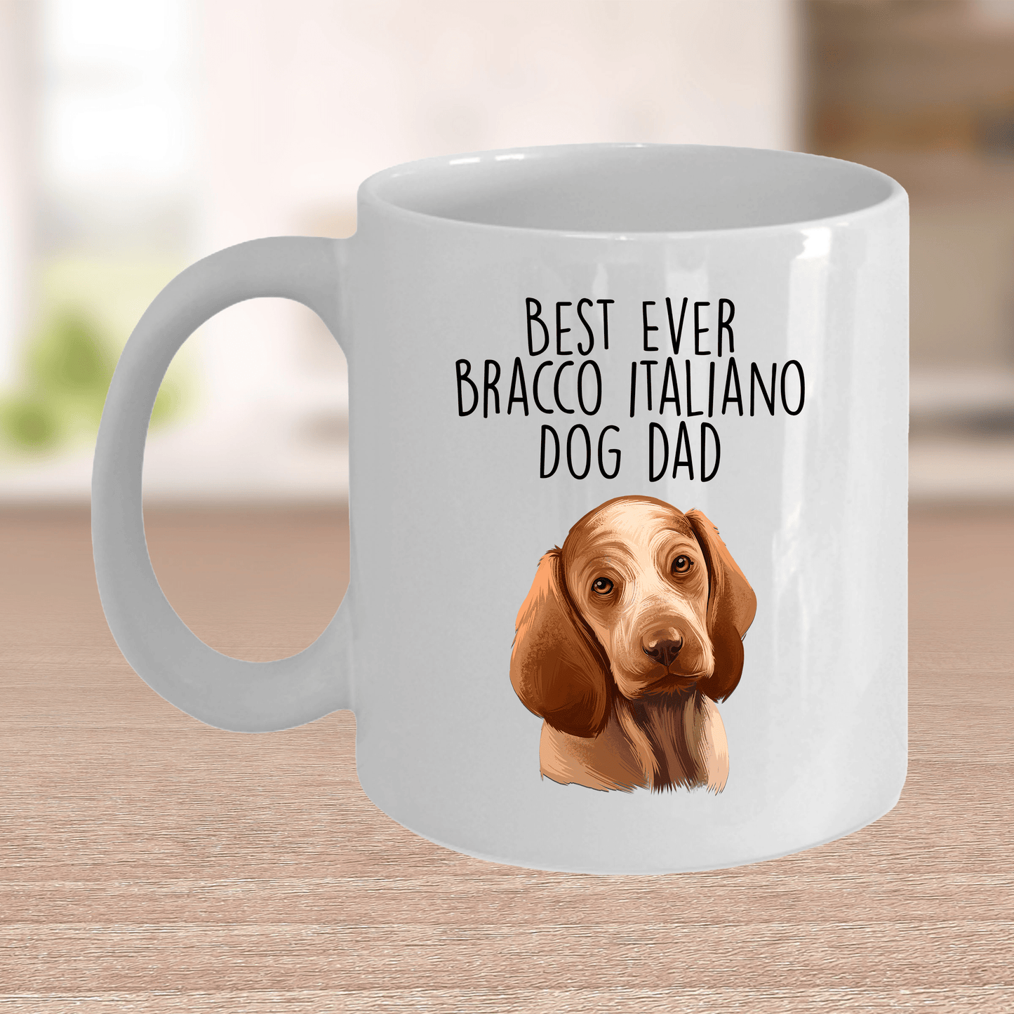 Bracco Italiano Best Ever Dog Dad Ceramic Coffee Mug