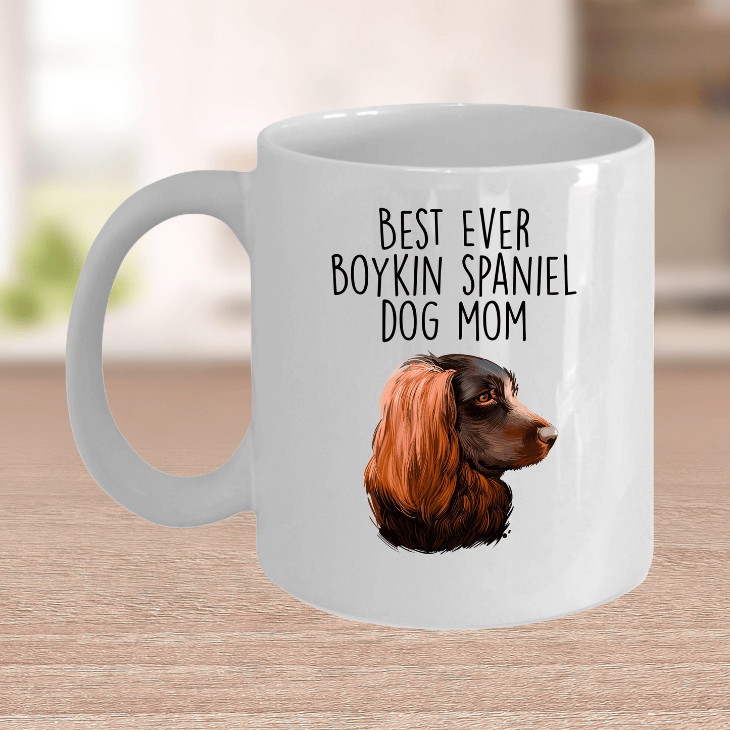 Best Ever Boykin Spaniel Dog Mom Ceramic Coffee Mug