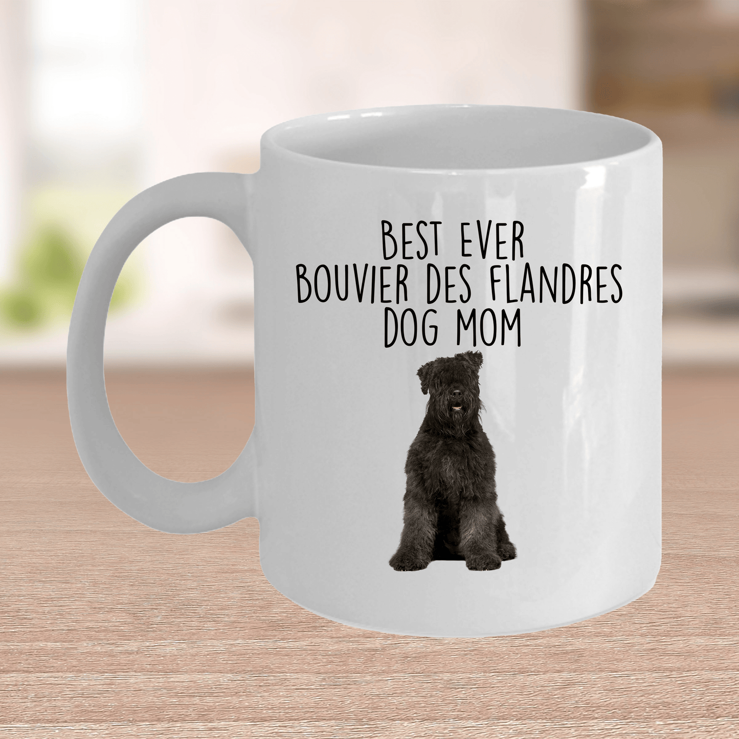 Best Ever Bouvier des Flandres Dog Mom Ceramic Coffee Mug