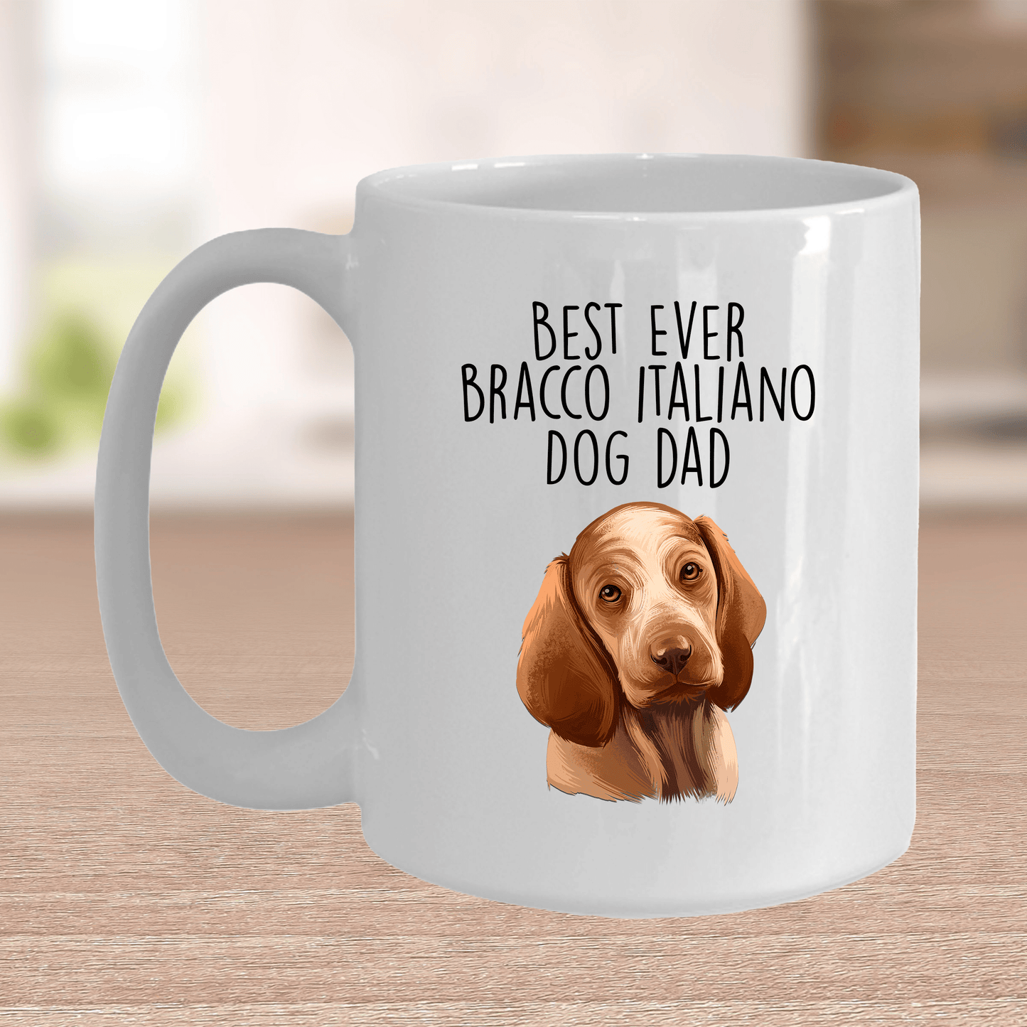 Bracco Italiano Best Ever Dog Dad Ceramic Coffee Mug