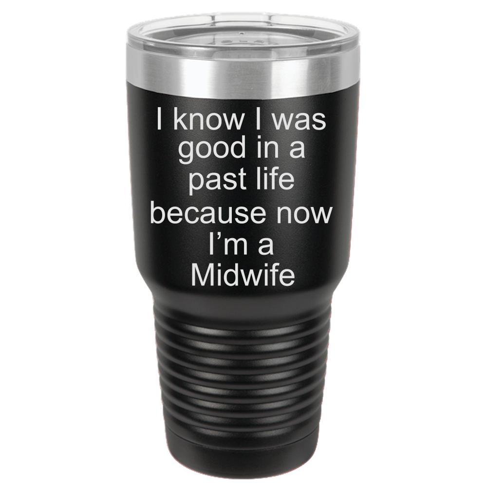 Midwife Gift Polar Camel - 30 oz Ringneck Tumbler {Laser Etched No Colored Art}