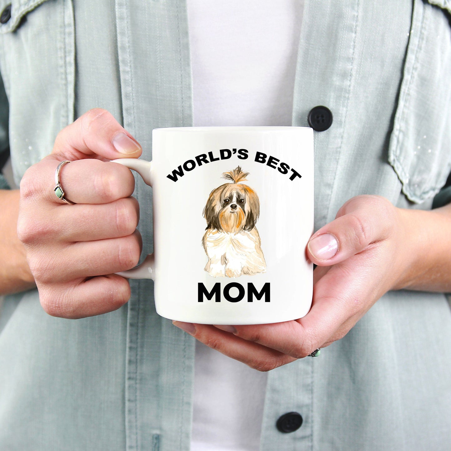 Shih Tzu Best Dog Mom Coffee Mug