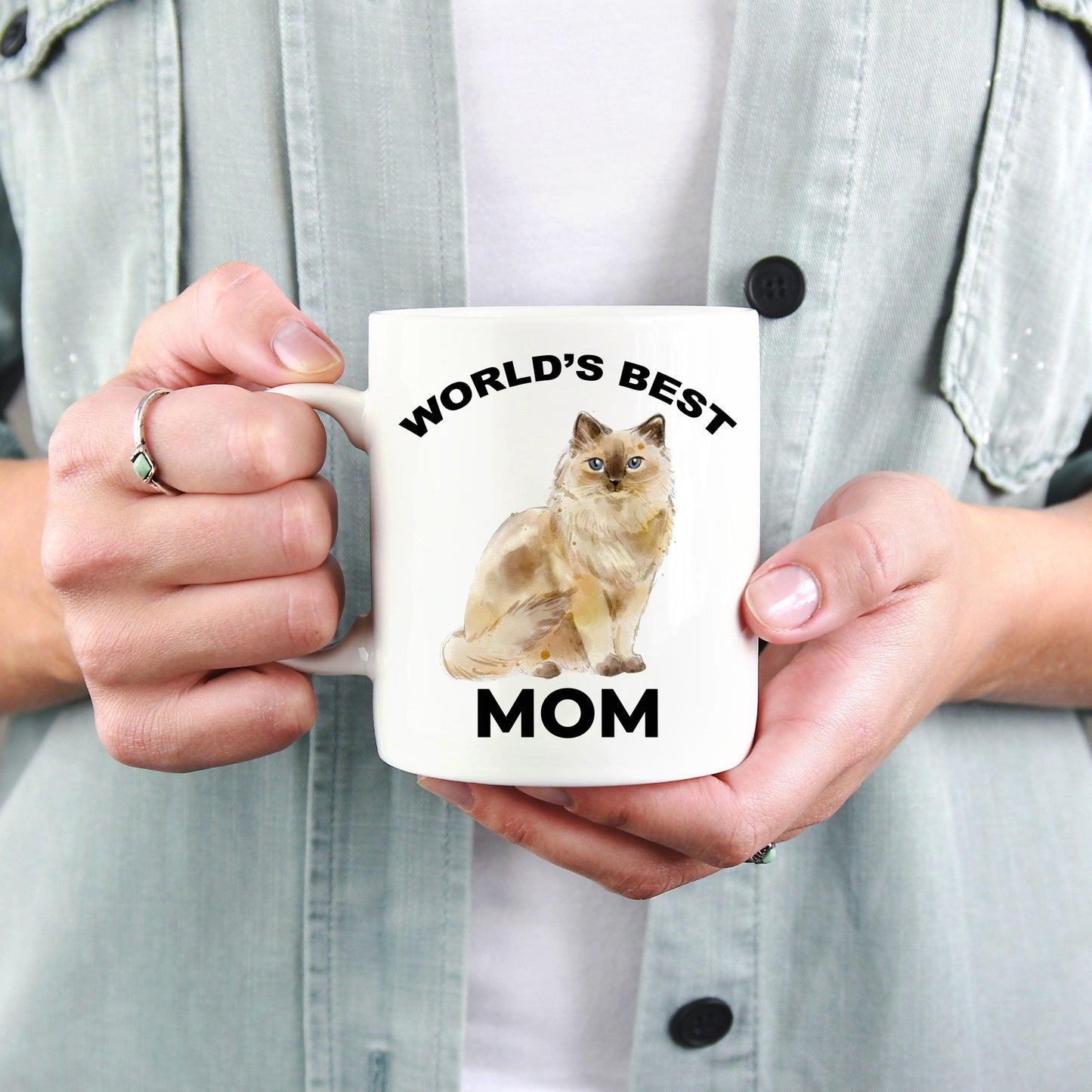 Ragdoll Cat Mom Coffee Mug