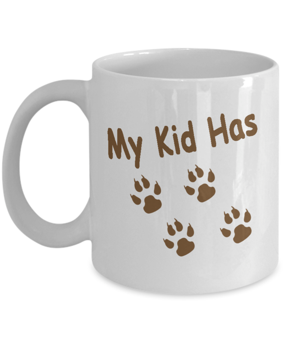 My Kid Has Paws-Cocker Spaniel Mom White Mug