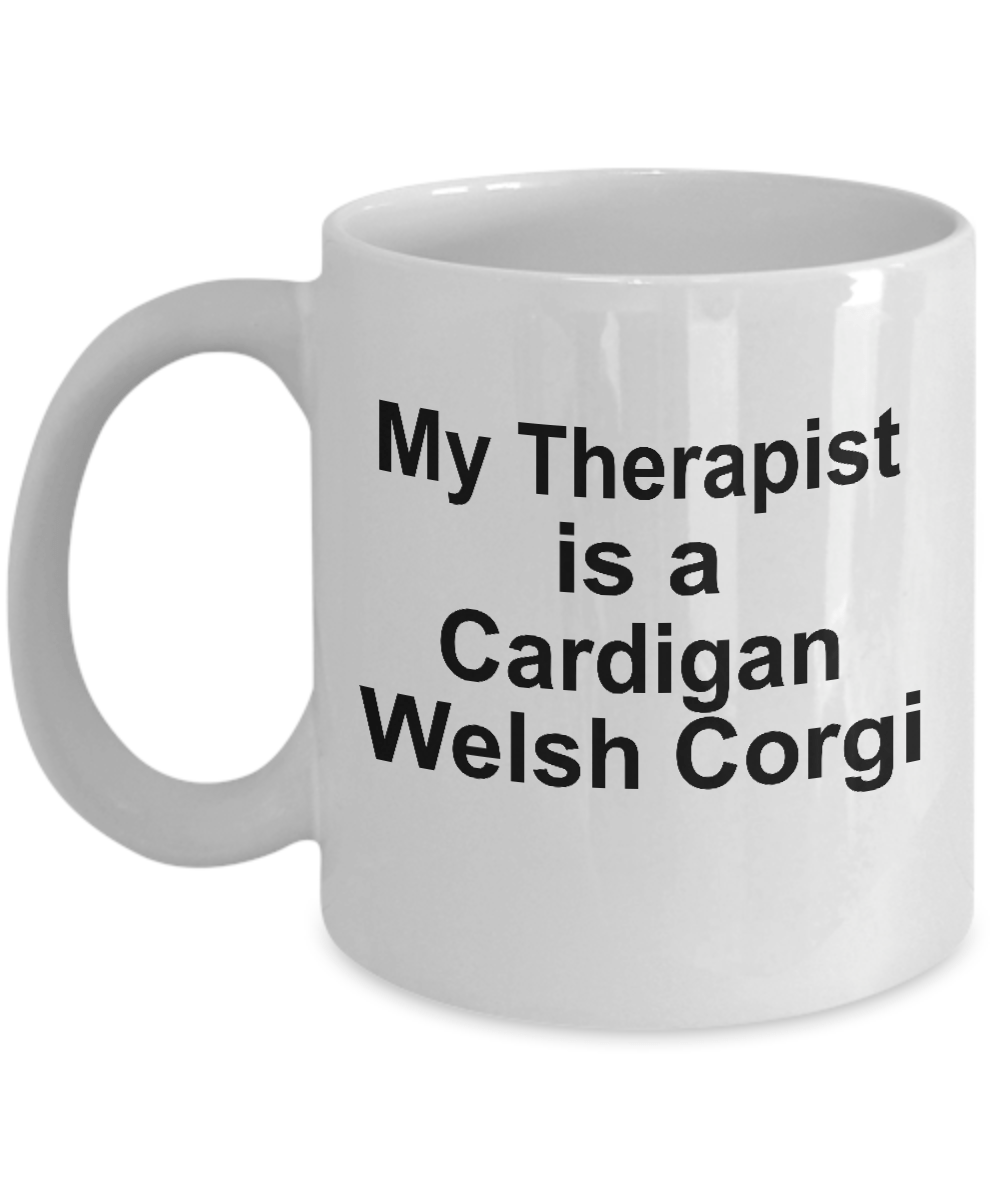 Cardigan Welsh Corgi Dog Therapist Coffee Mug