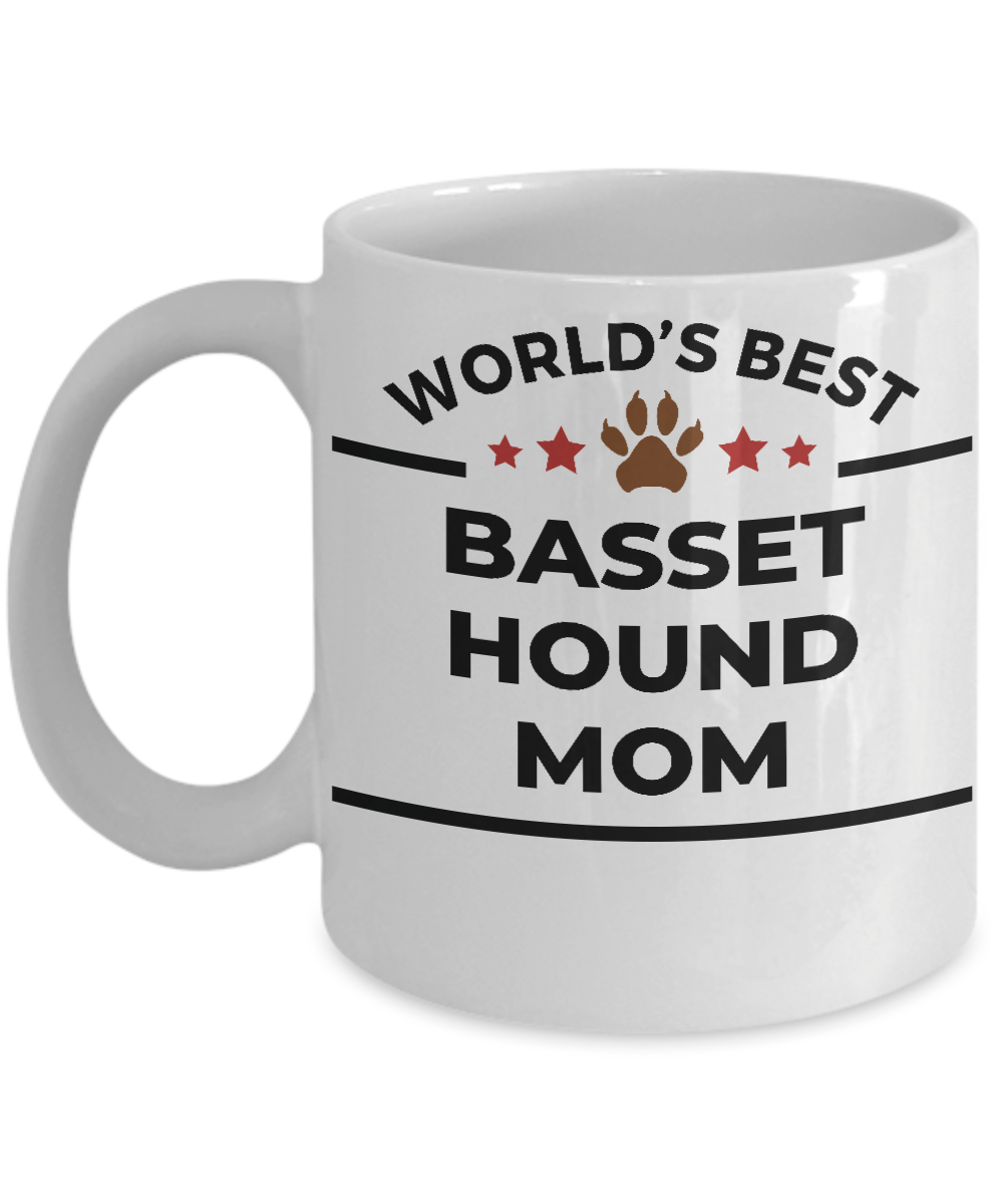 Basset Hound Dog Mom Coffee Mug