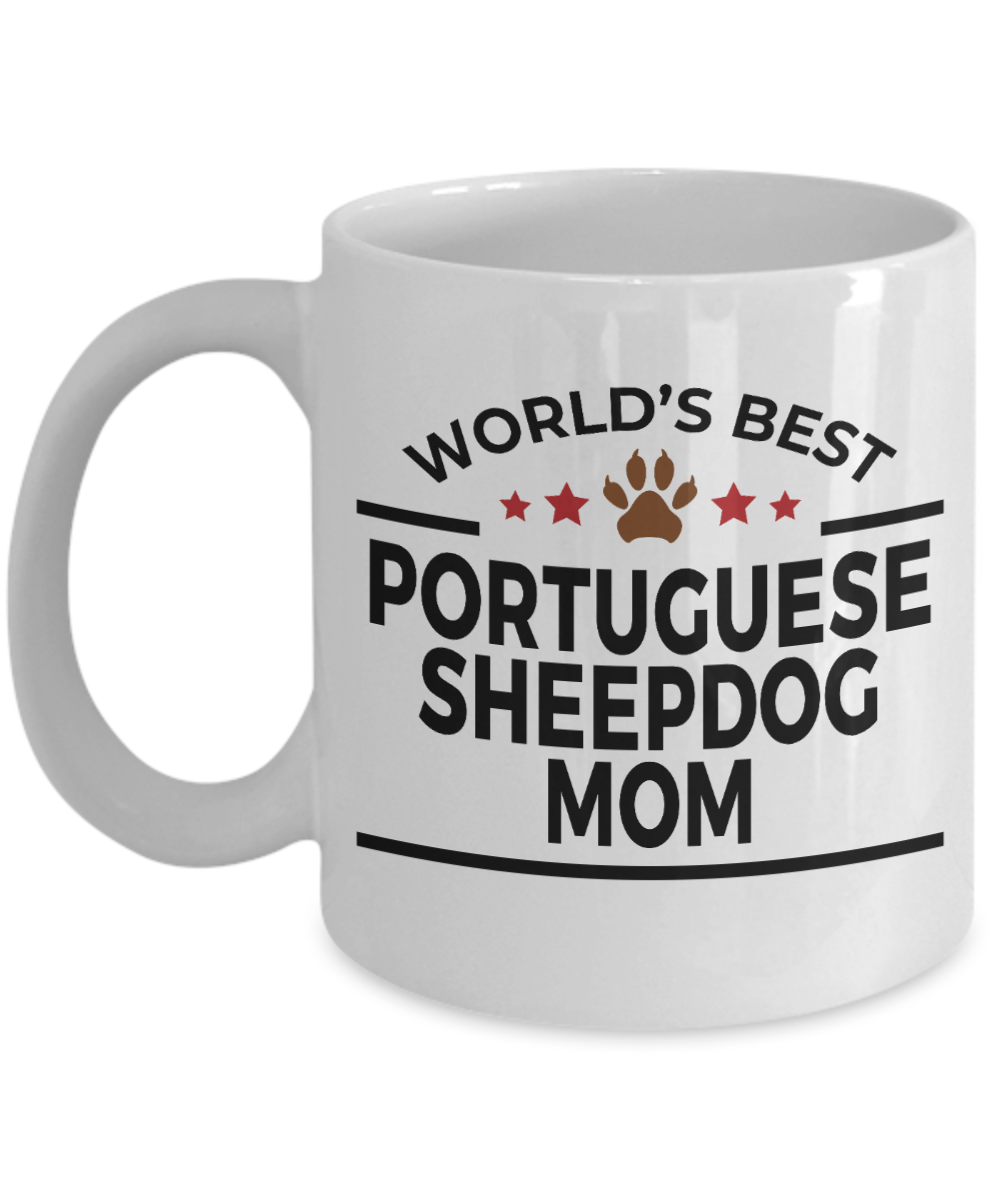 Portuguese Sheepdog Dog Lover Gift World's Best Mom Birthday Mother's Day White Ceramic Coffee Mug