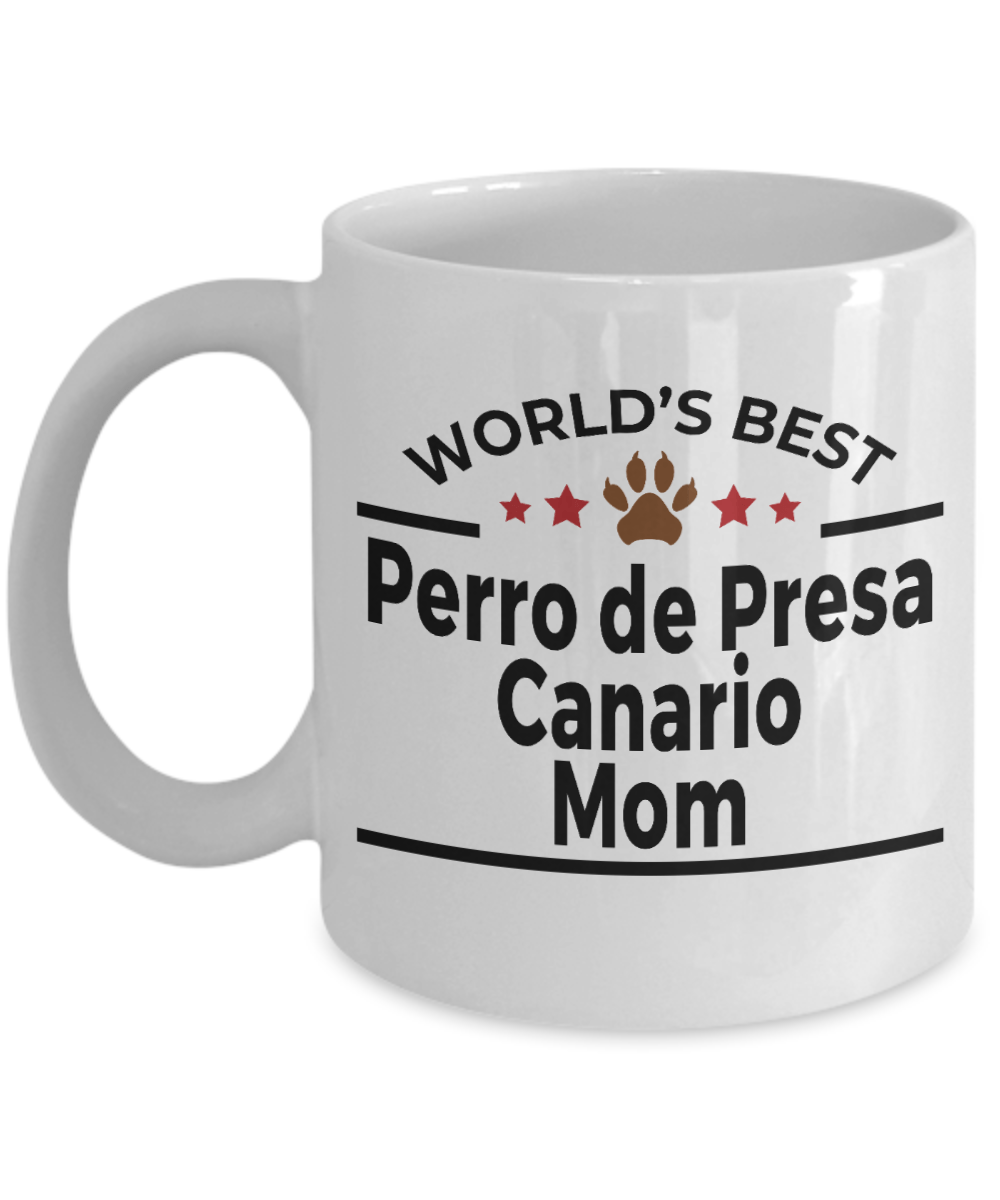 Perro de Presa Canario World's Best Dog Mom Ceramic Coffee Mug