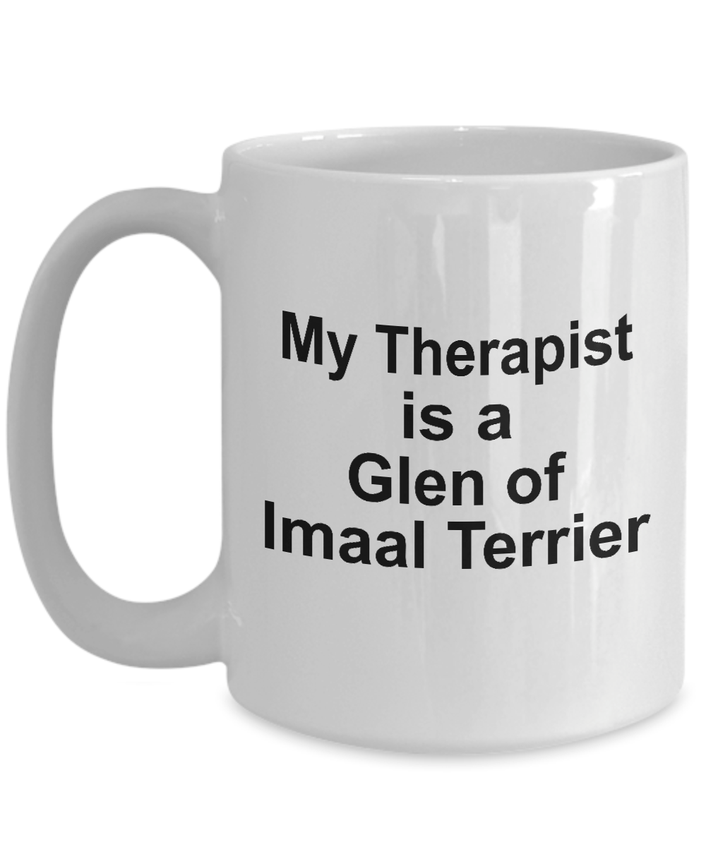 Glen of Imaal Terrier Dog Owner Lover Funny Gift Therapist White Ceramic Coffee Mug