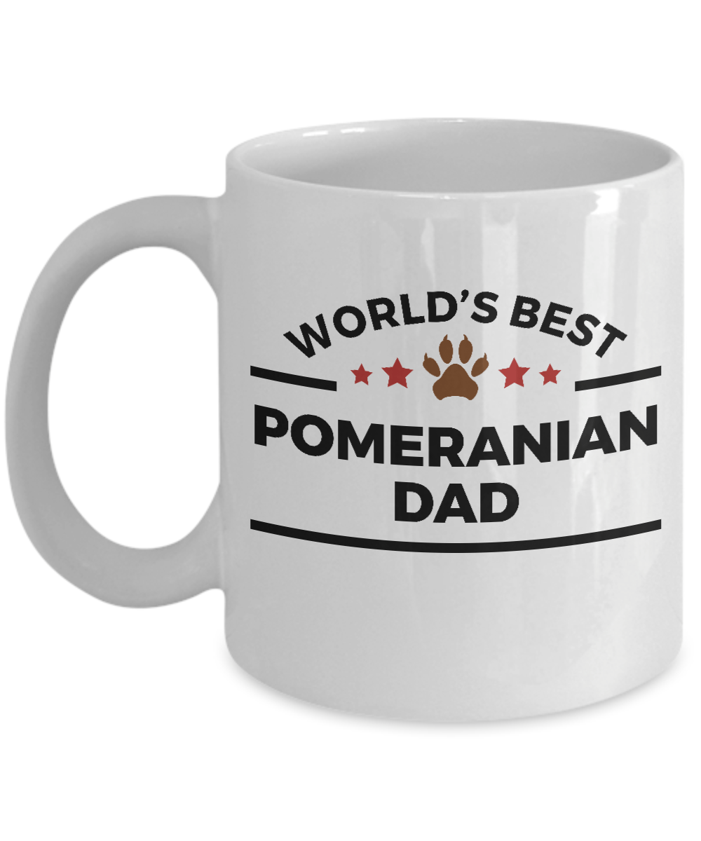 Pomeranian Dog Dad Coffee Mug