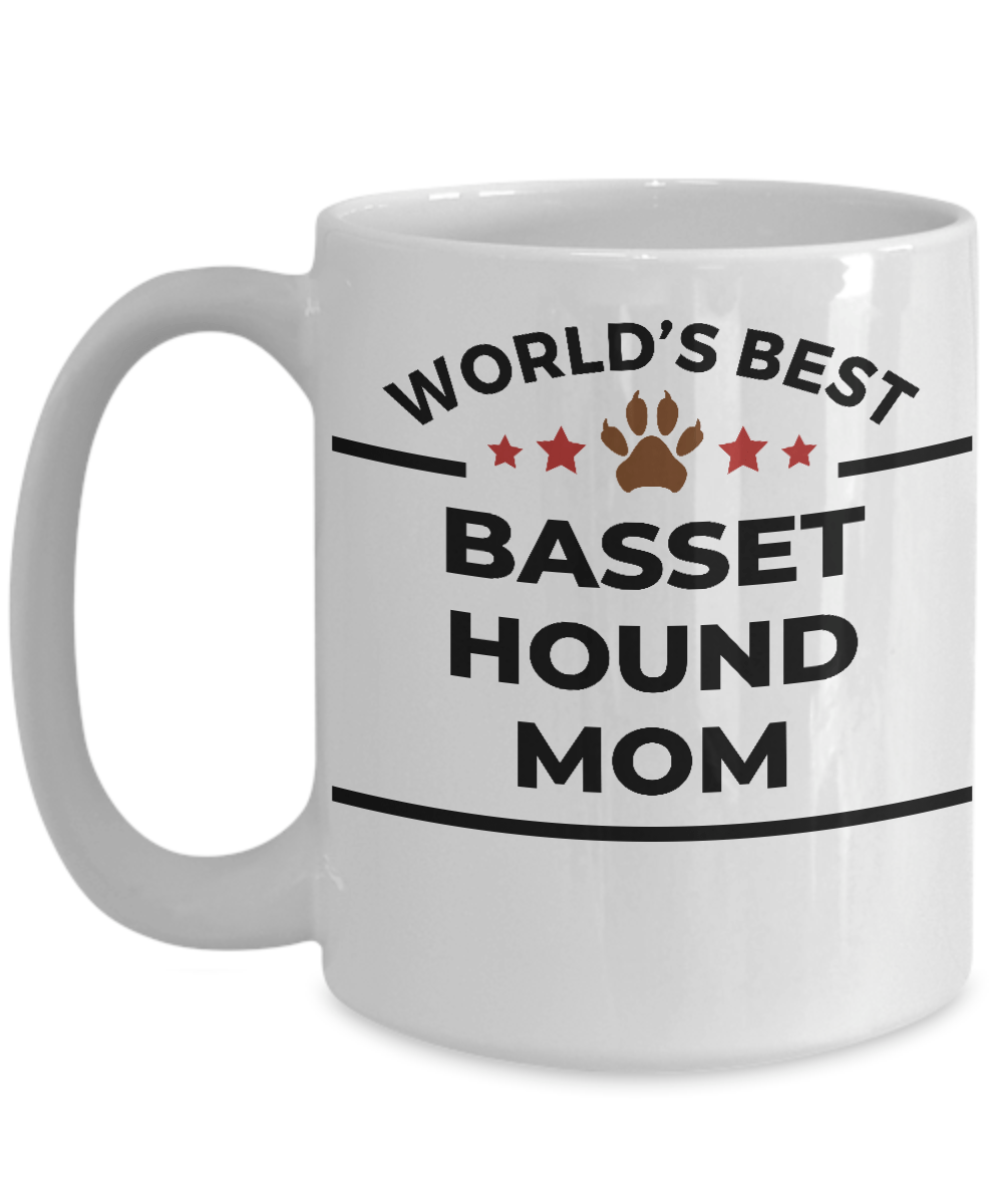 Basset Hound Dog Mom Coffee Mug