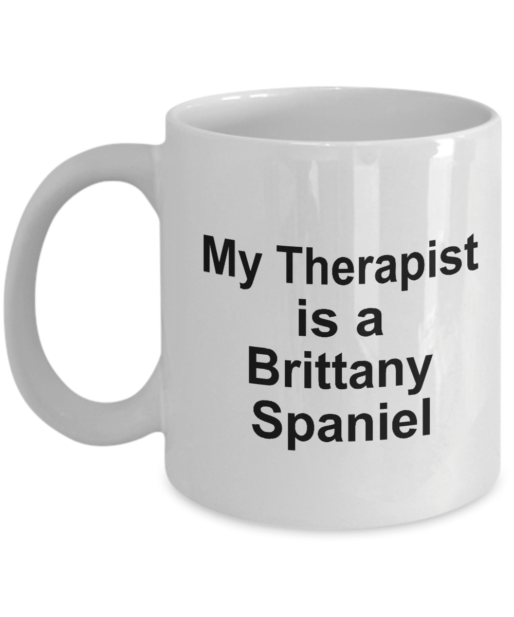 Brittany Spaniel Dog Therapist Coffee Mug