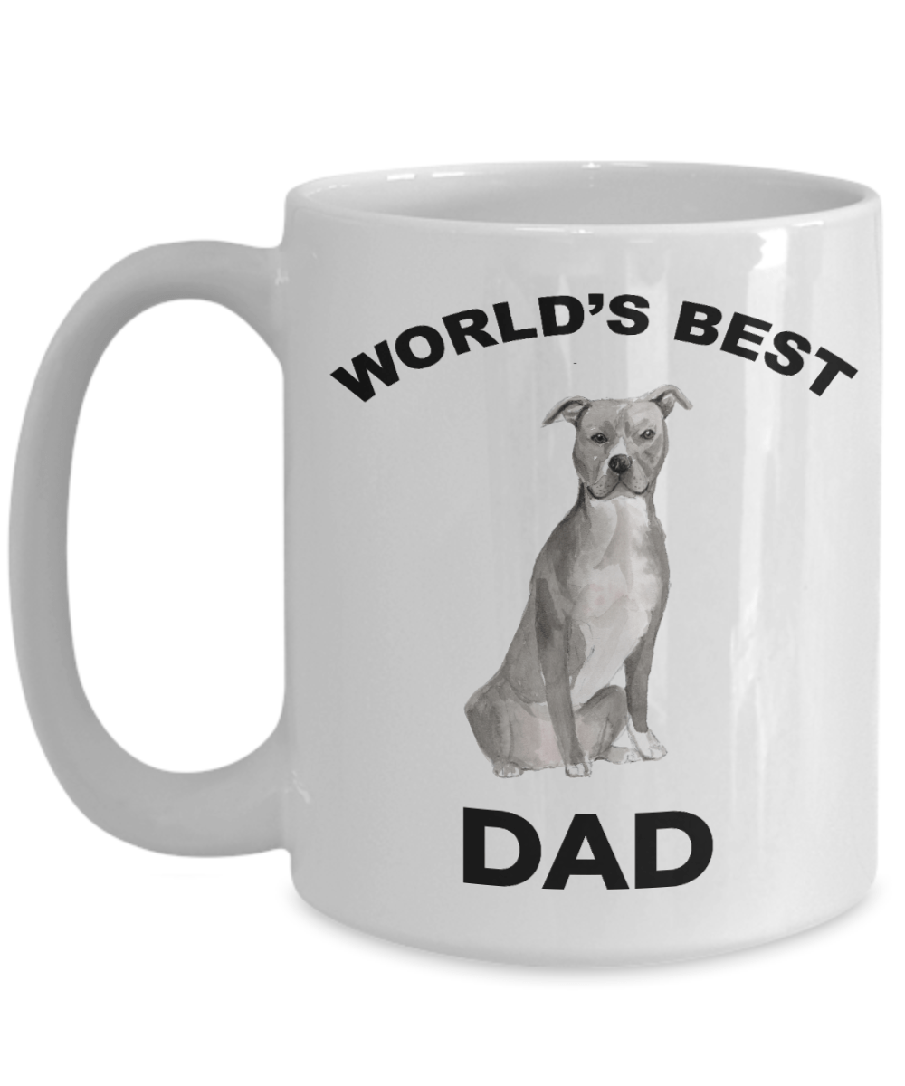 American Staffordshire Terrier Best Dog Dad Coffee Mug