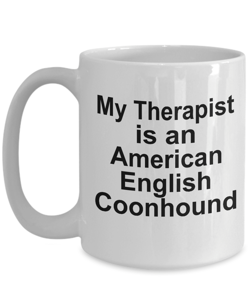 American English Coonhound Dog Therapist Mug