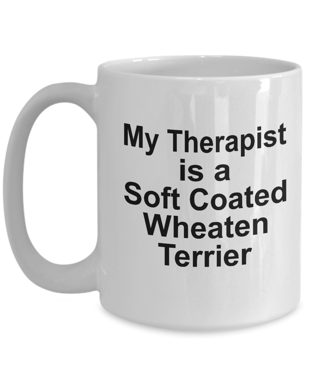 Soft Coated Wheaten Terrier Dog Therapist Coffee Mug