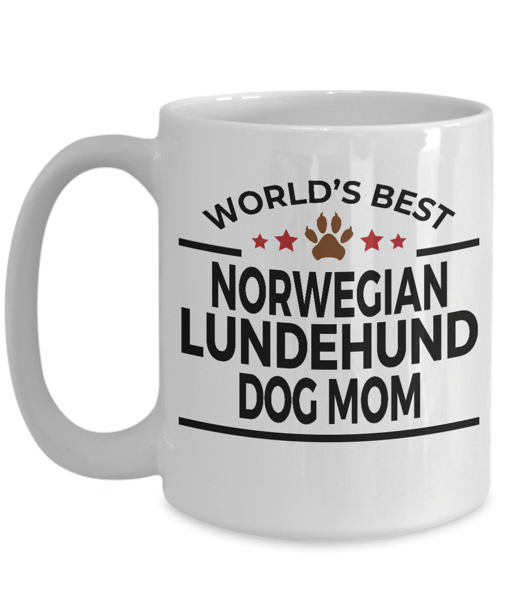 Norwegian Lundehund Dog Mom Coffee Mug