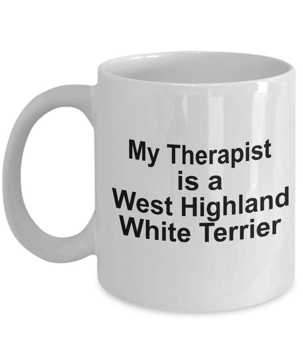 West Highland White Terrier Dog Therapist Coffee Mug