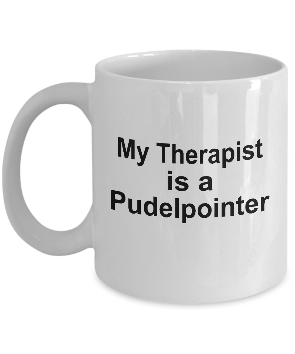 Pudelpointer Dog Owner Lover Funny Gift Therapist White Ceramic Coffee Mug