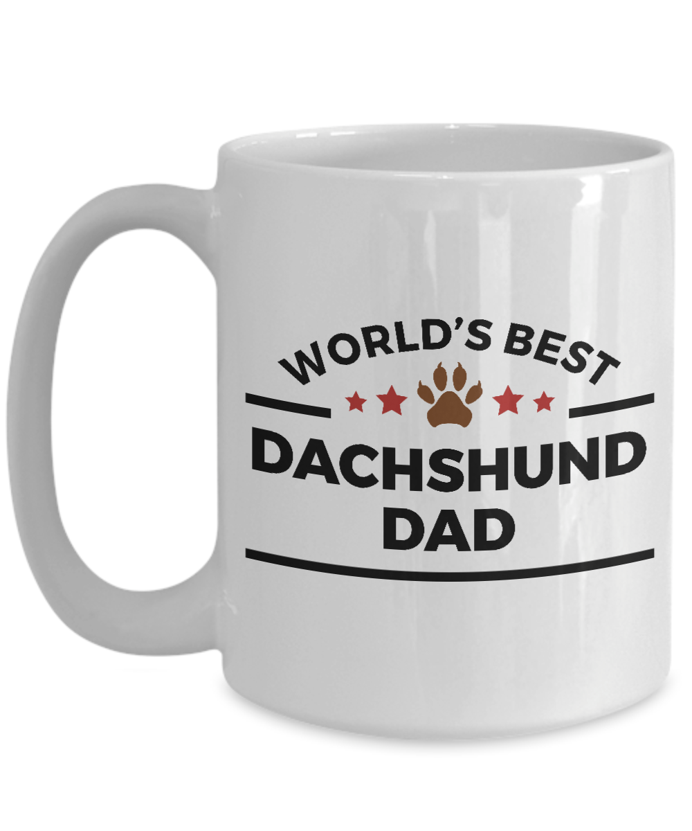 World's Best Dachshund Dad Ceramic Mug