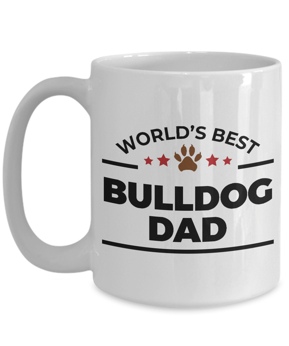 World's Best Bulldog Dad Ceramic Mug